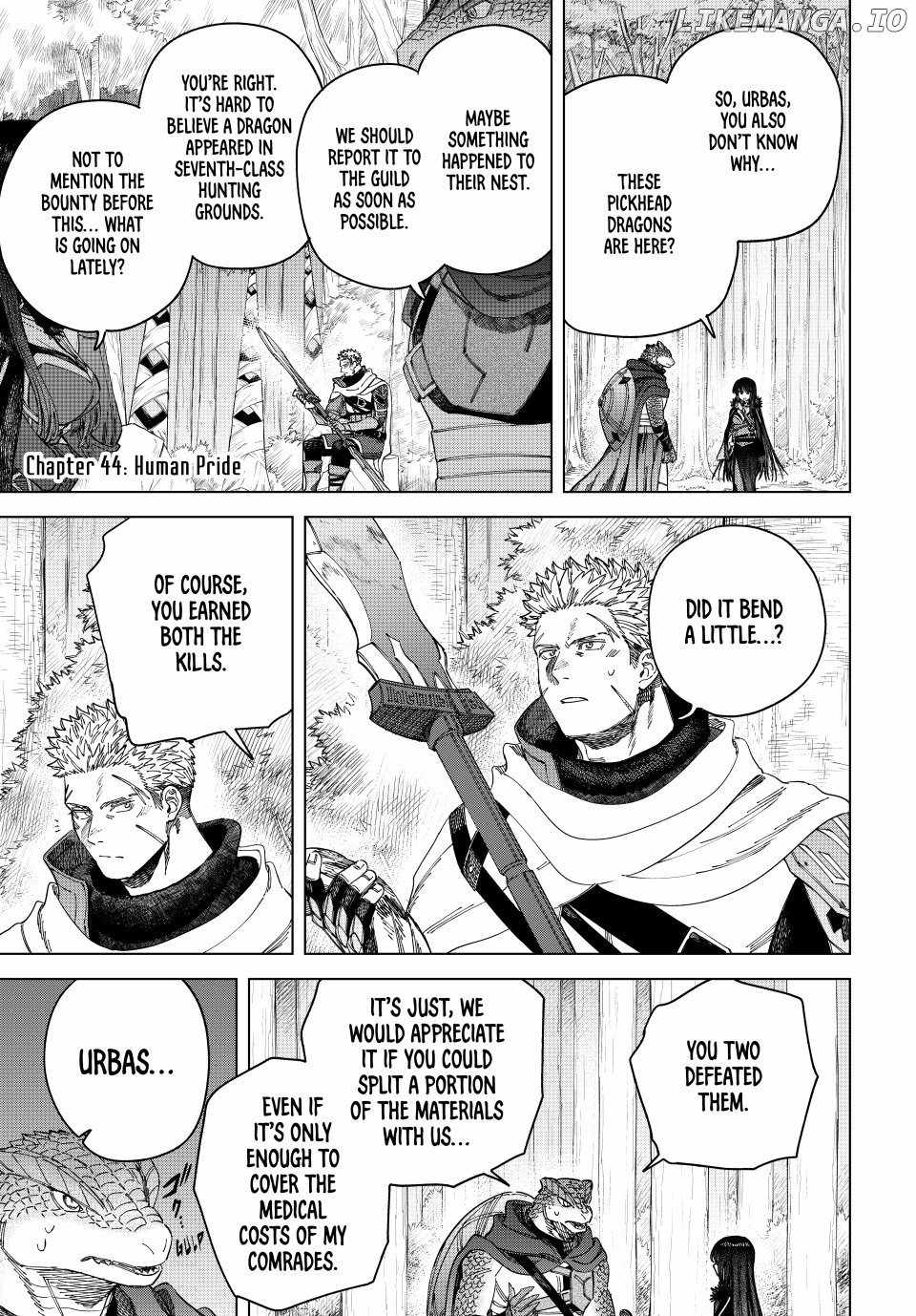 The Witch and the Mercenary Chapter 44 page 1