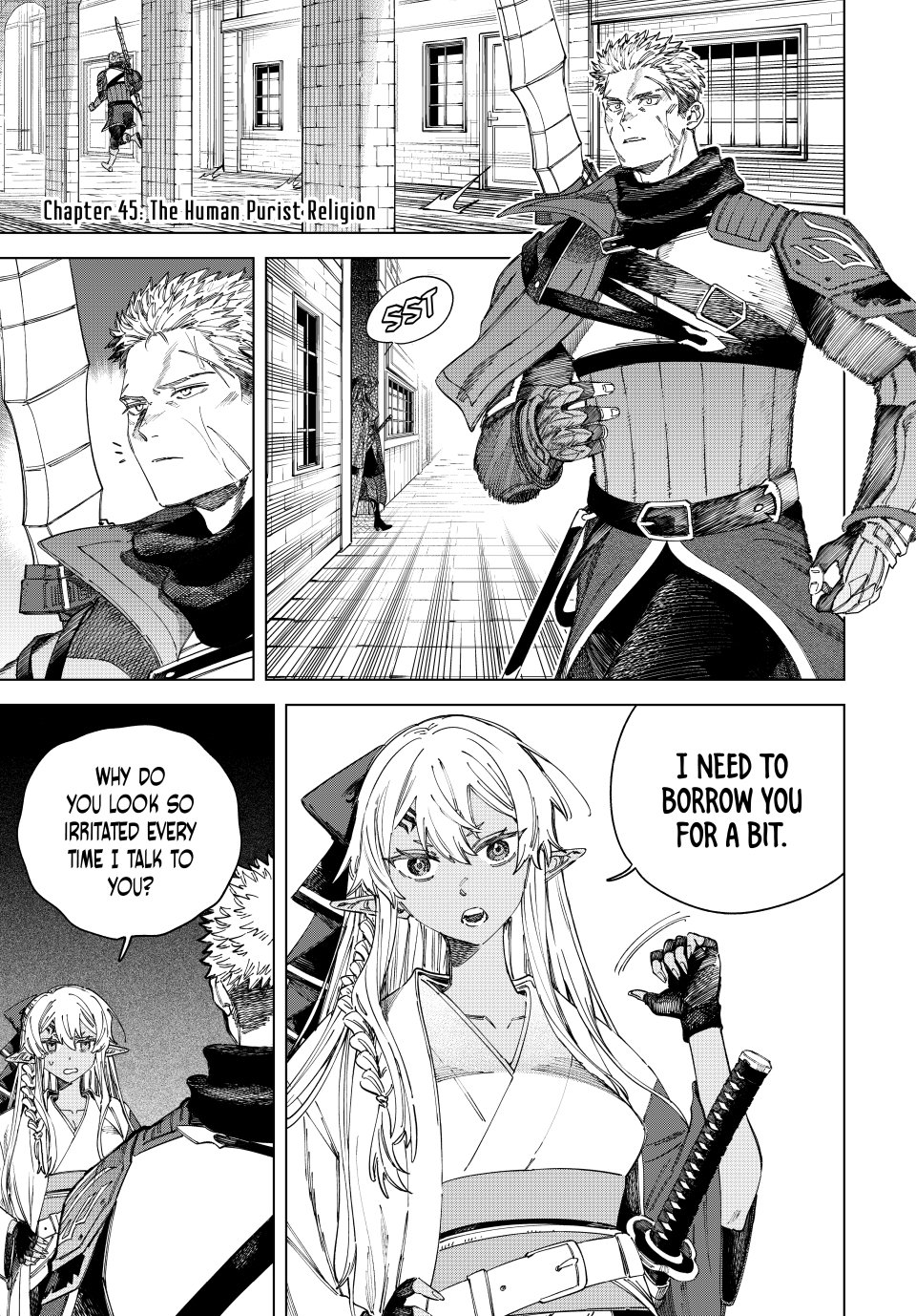The Witch and the Mercenary Chapter 45 page 1