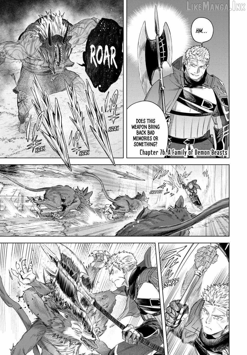 The Witch and the Mercenary Chapter 76 page 1