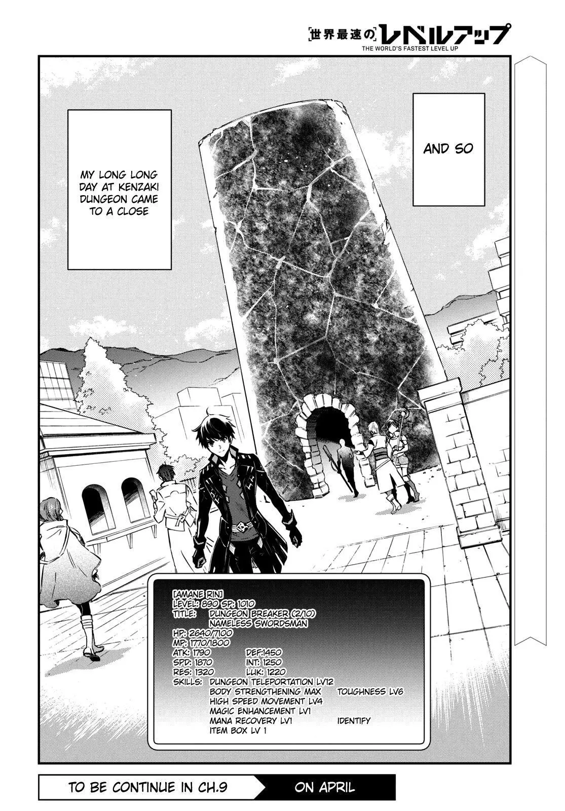 The World’s Fastest Level up! Chapter 8 page 20