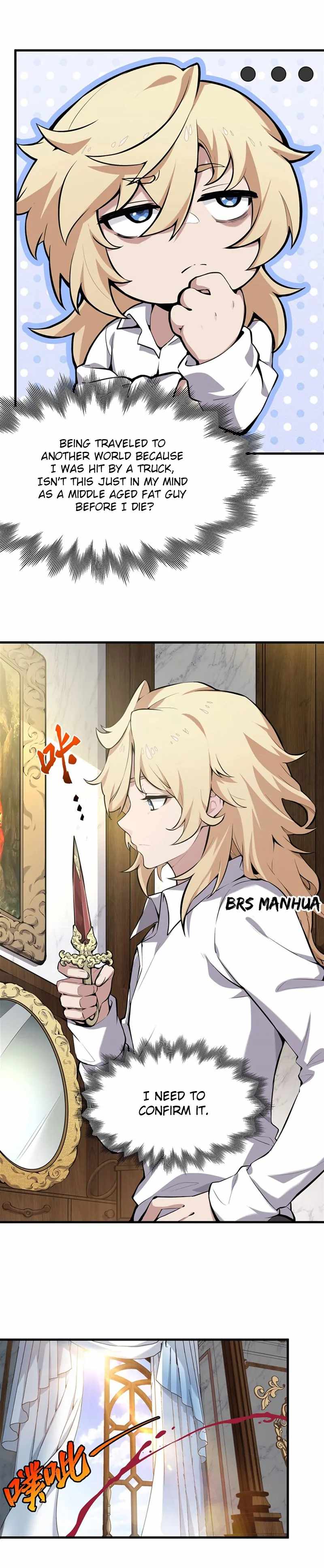 The Yellow-haired Villain in Female Main Character's Novel wants Happiness Chapter 1 page 8