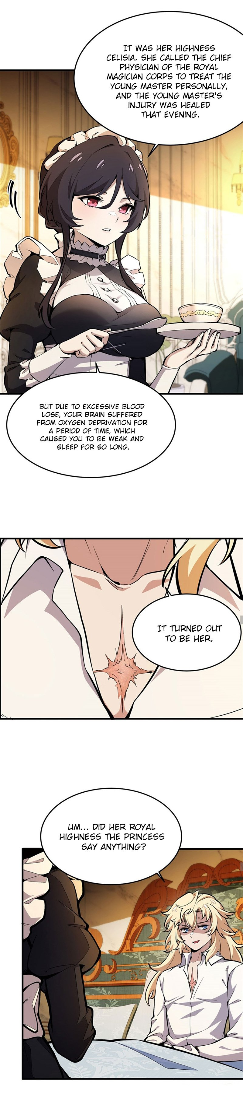 The Yellow-haired Villain in Female Main Character's Novel wants Happiness Chapter 11 page 9