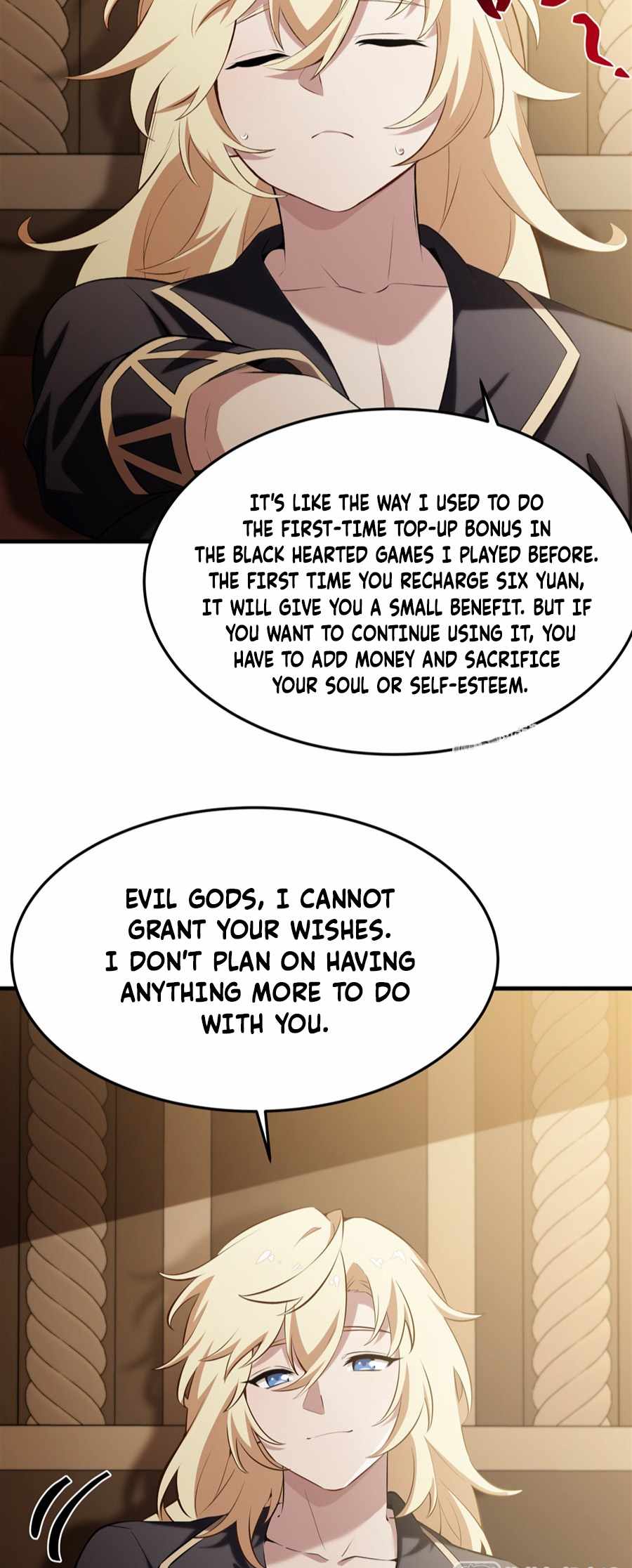 The Yellow-haired Villain in Female Main Character's Novel wants Happiness Chapter 43 page 4