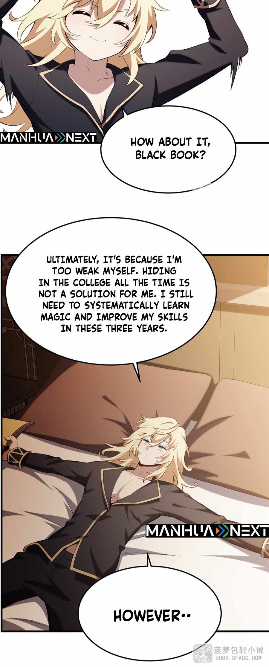 The Yellow-haired Villain in Female Main Character's Novel wants Happiness Chapter 43 page 6