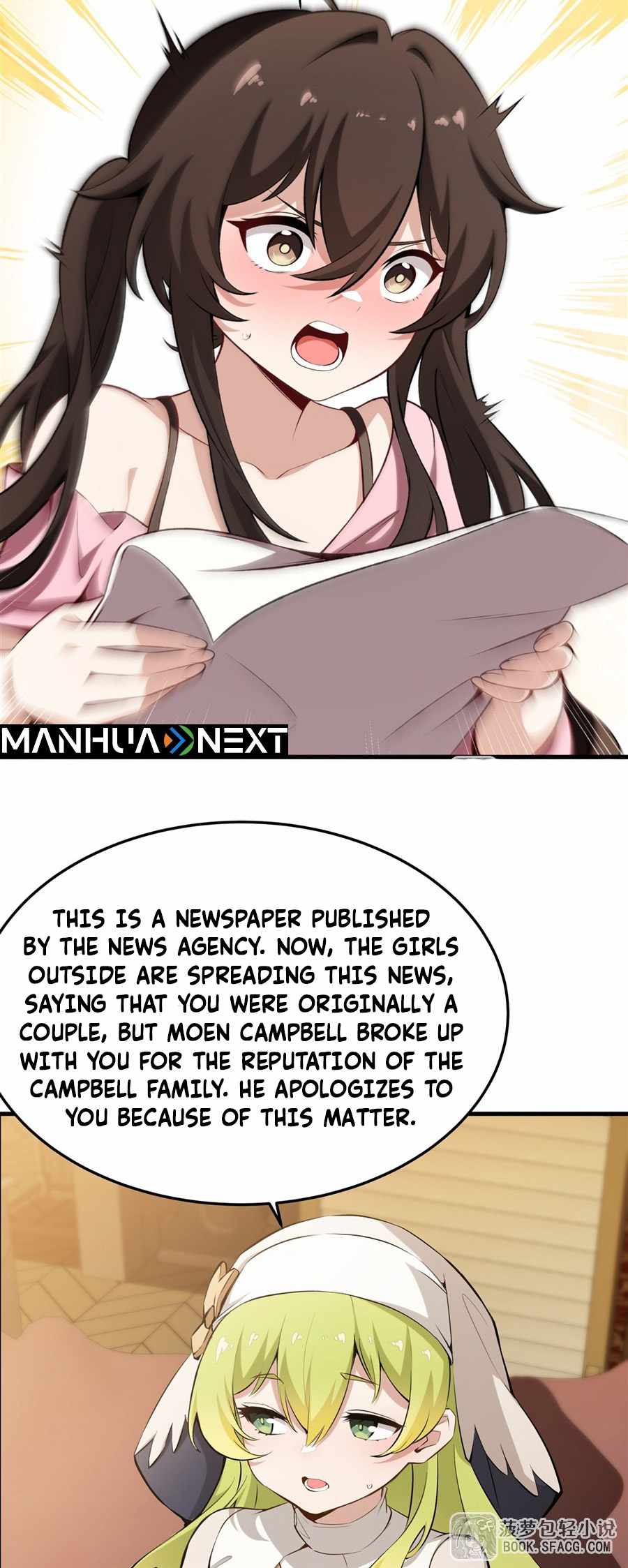 The Yellow-haired Villain in Female Main Character's Novel wants Happiness Chapter 43 page 18