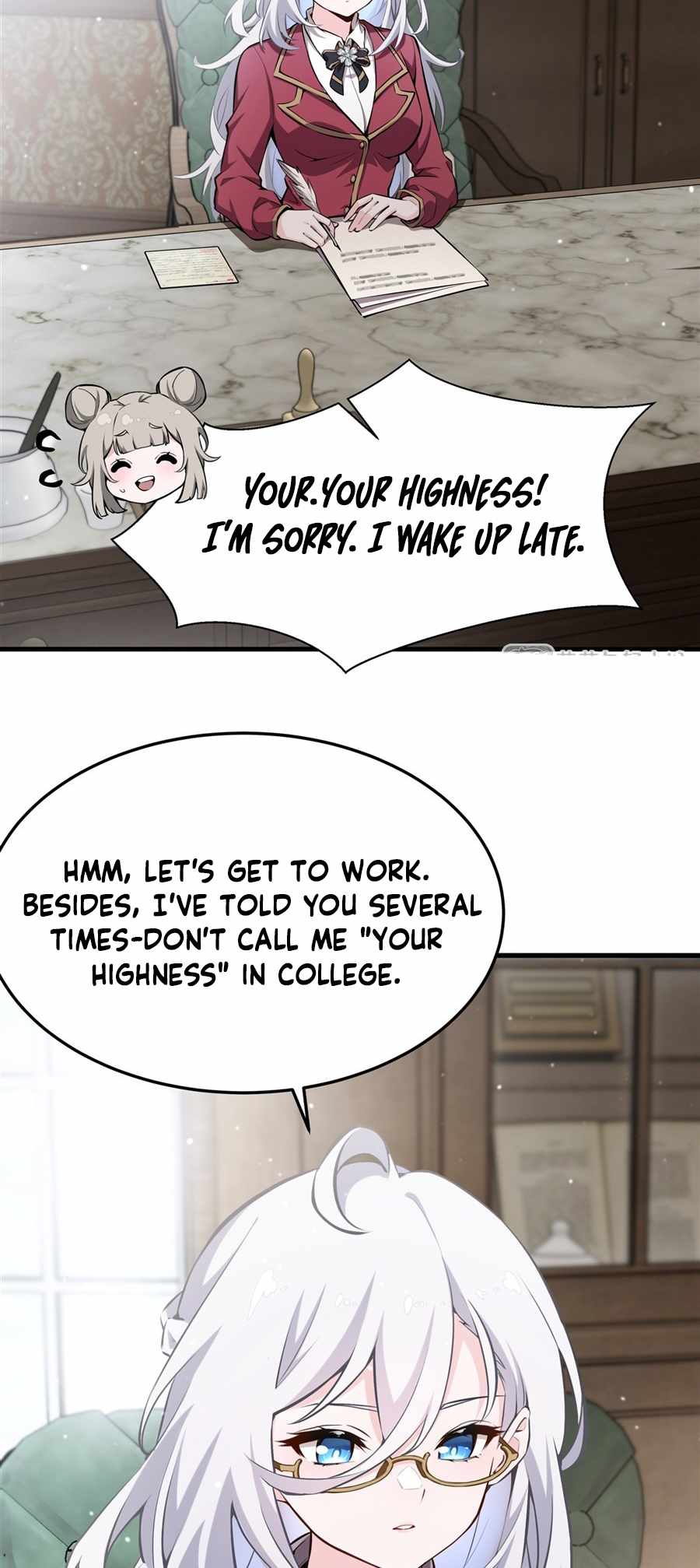 The Yellow-haired Villain in Female Main Character's Novel wants Happiness Chapter 44 page 17