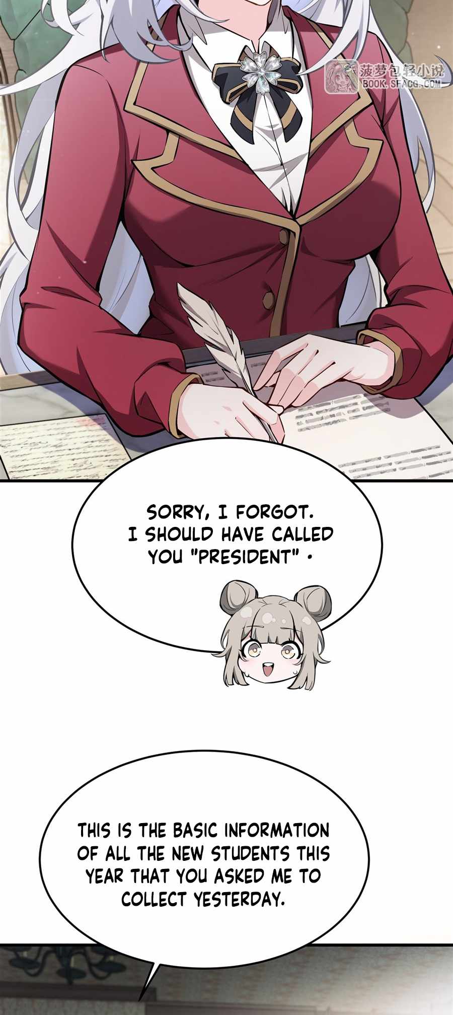 The Yellow-haired Villain in Female Main Character's Novel wants Happiness Chapter 44 page 18