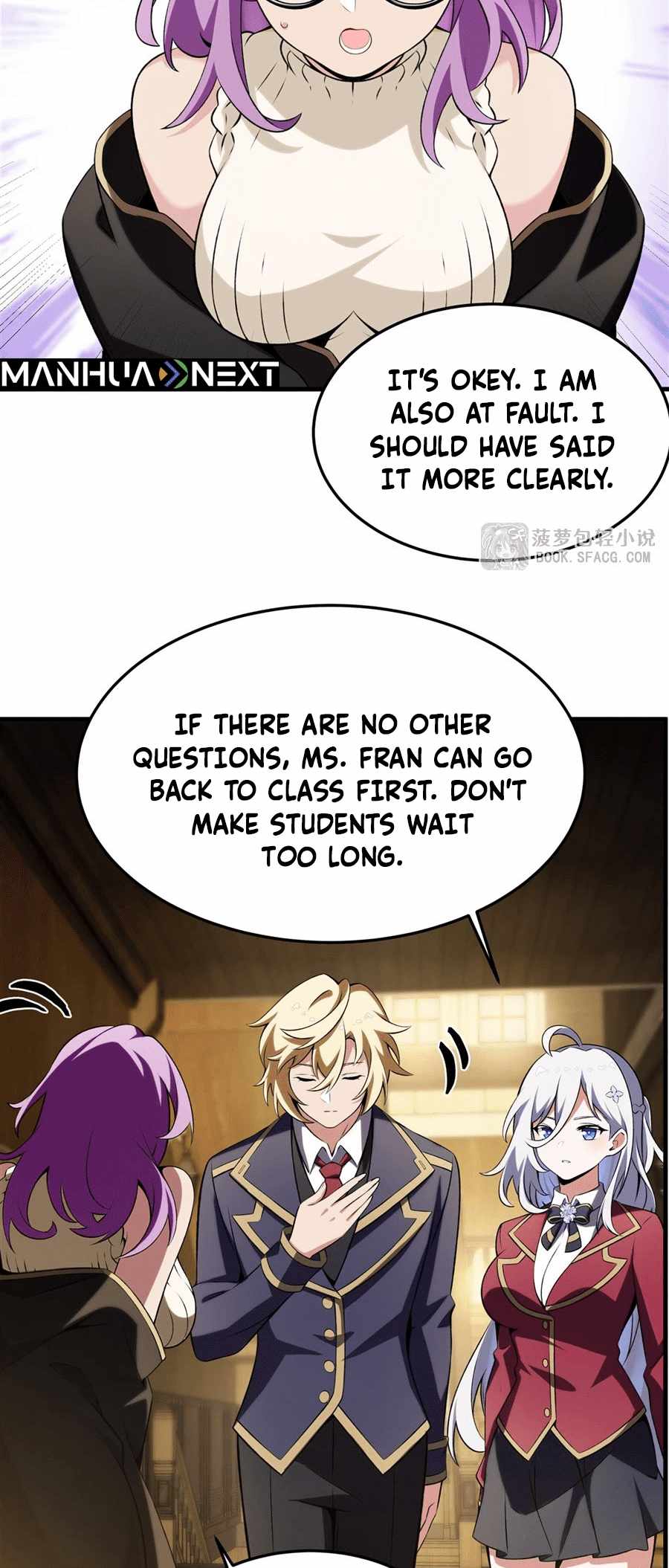 The Yellow-haired Villain in Female Main Character's Novel wants Happiness Chapter 46 page 24
