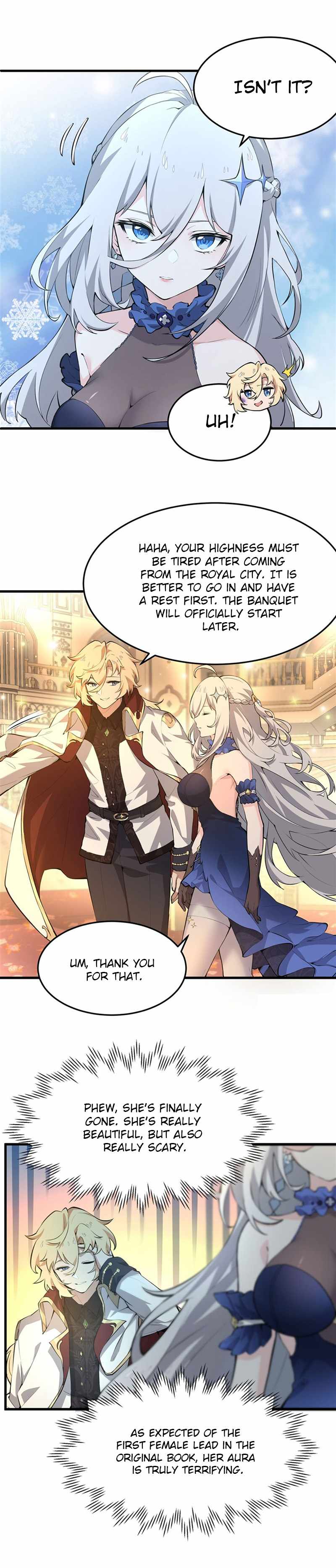 The Yellow-haired Villain in Female Main Character's Novel wants Happiness Chapter 5 page 3