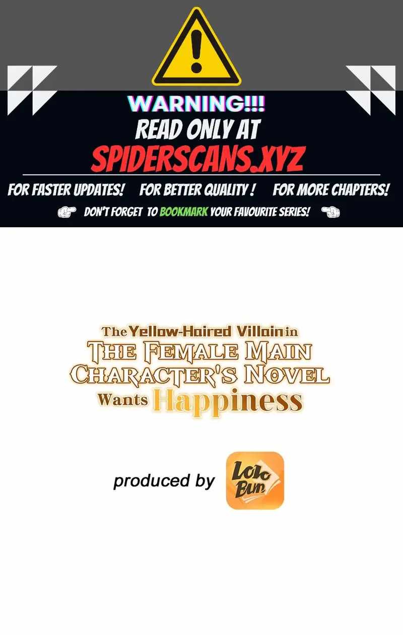 The Yellow-haired Villain in Female Main Character's Novel wants Happiness Chapter 50 page 1