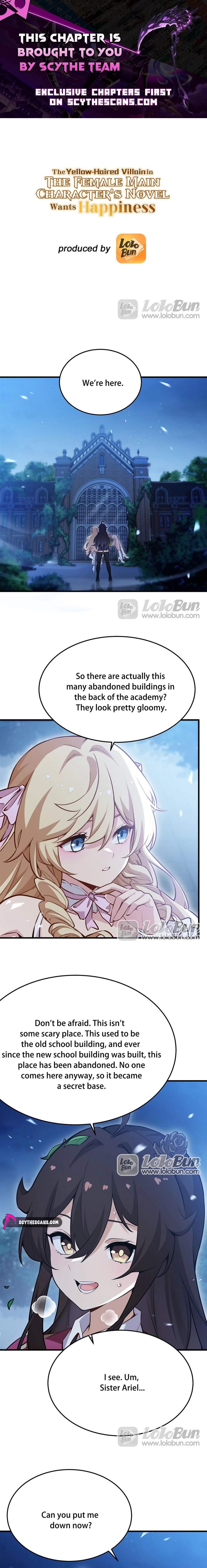 The Yellow-haired Villain in Female Main Character's Novel wants Happiness Chapter 82 page 1