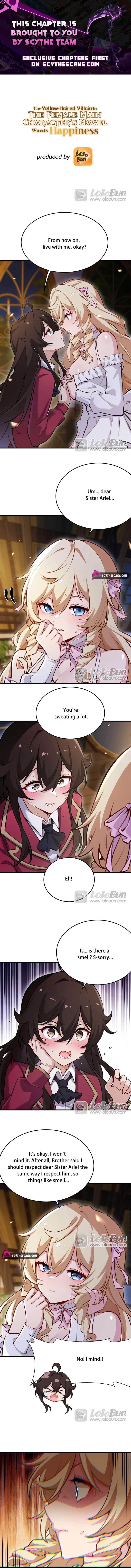 The Yellow-haired Villain in Female Main Character's Novel wants Happiness Chapter 83 page 1