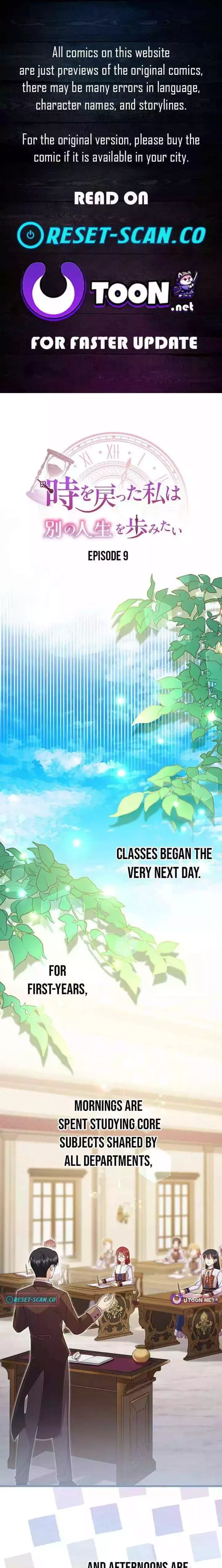 Time Turned Back, So I’ll Choose a Different Life Chapter 9 page 1