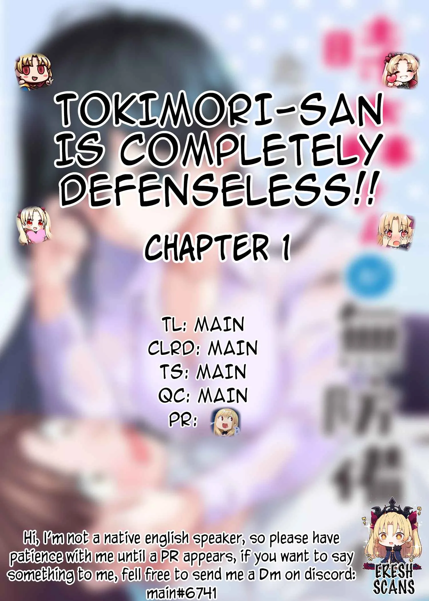 Tokimari-san is Completely Defenseless!! Chapter 1 page 1