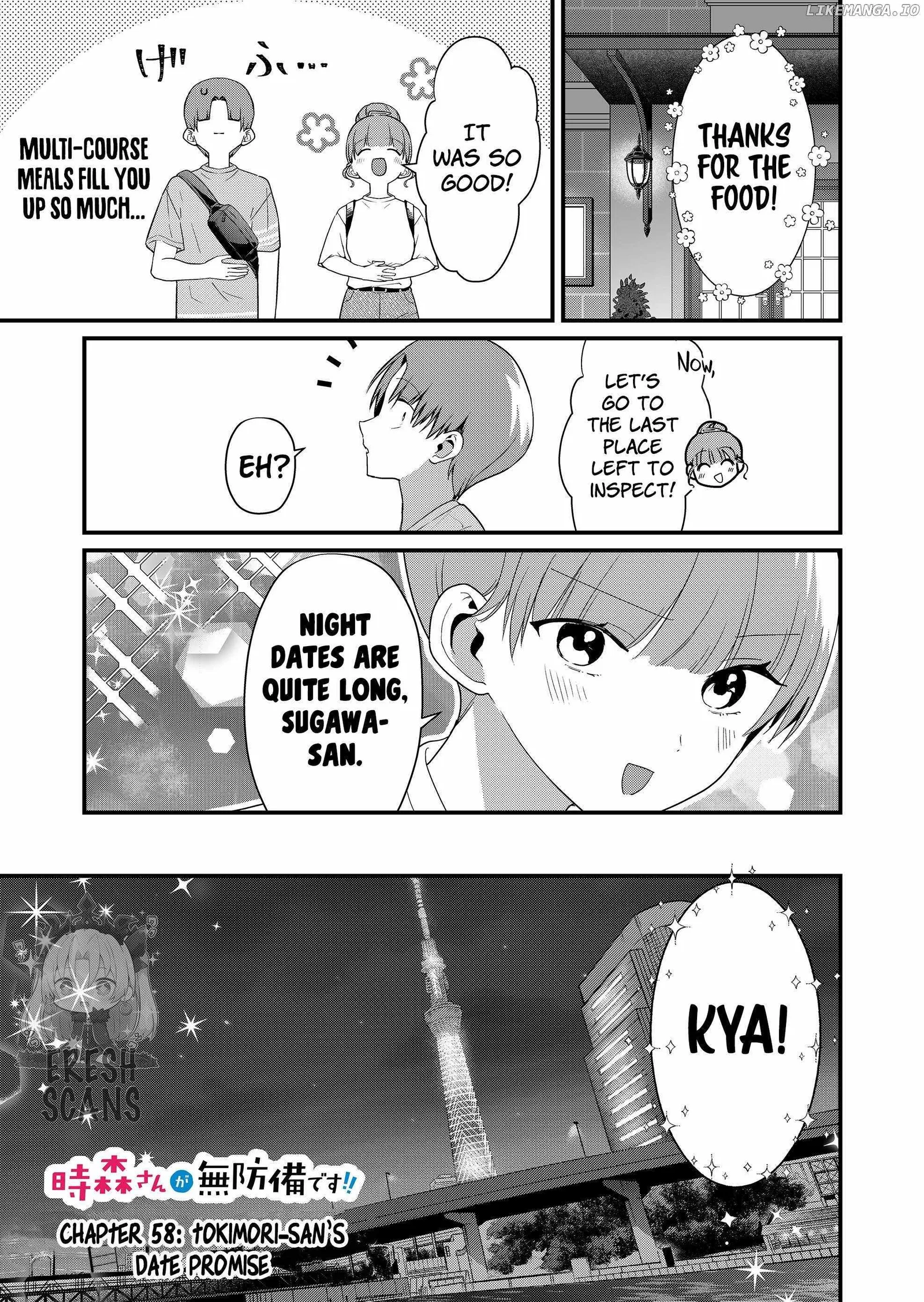 Tokimari-san is Completely Defenseless!! Chapter 58 page 2
