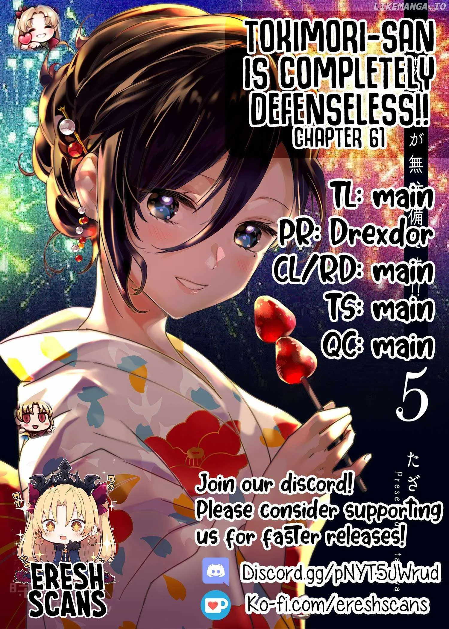 Tokimari-san is Completely Defenseless!! Chapter 61 page 13