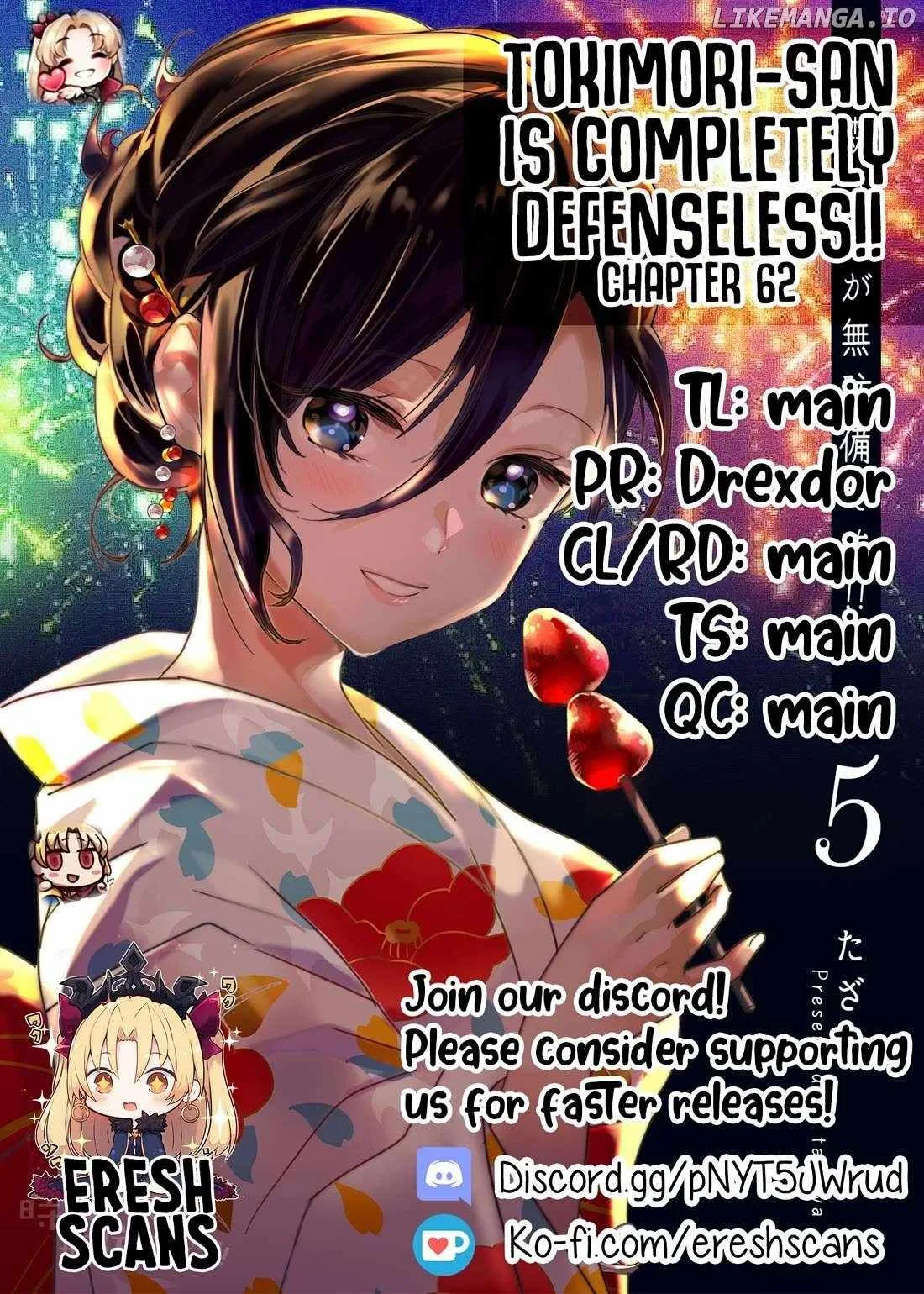 Tokimari-san is Completely Defenseless!! Chapter 62 page 13