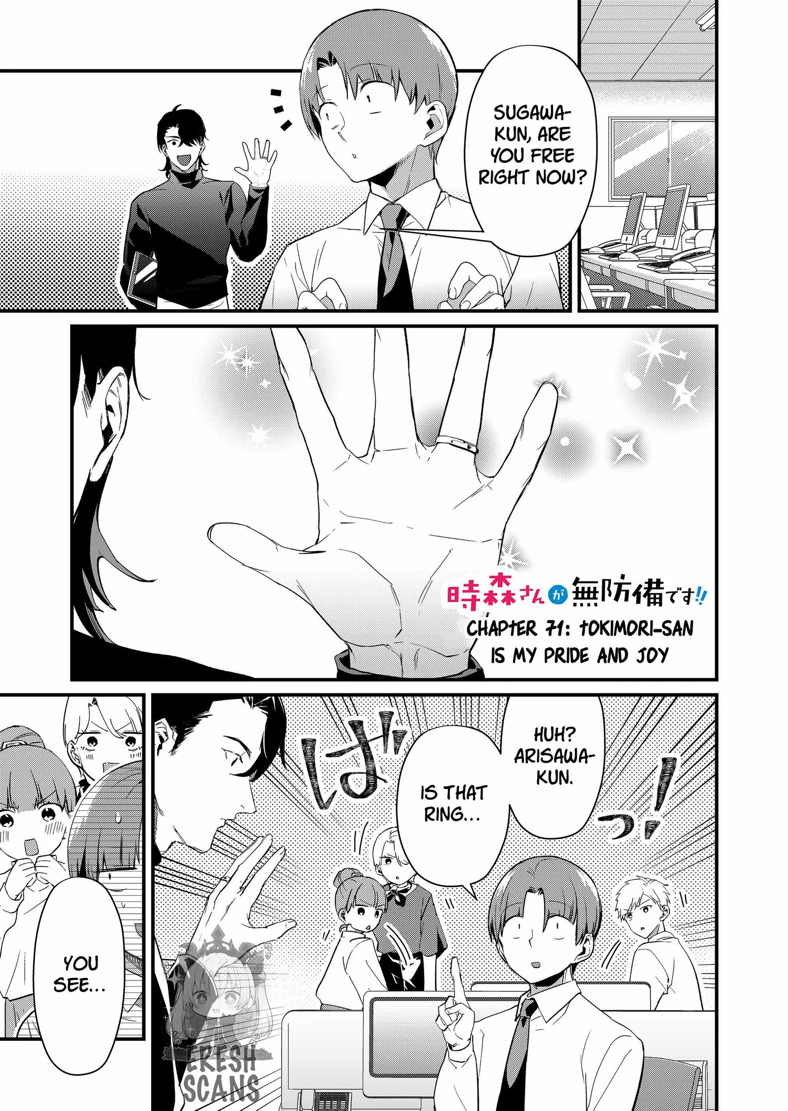 Tokimari-san is Completely Defenseless!! Chapter 71 page 1