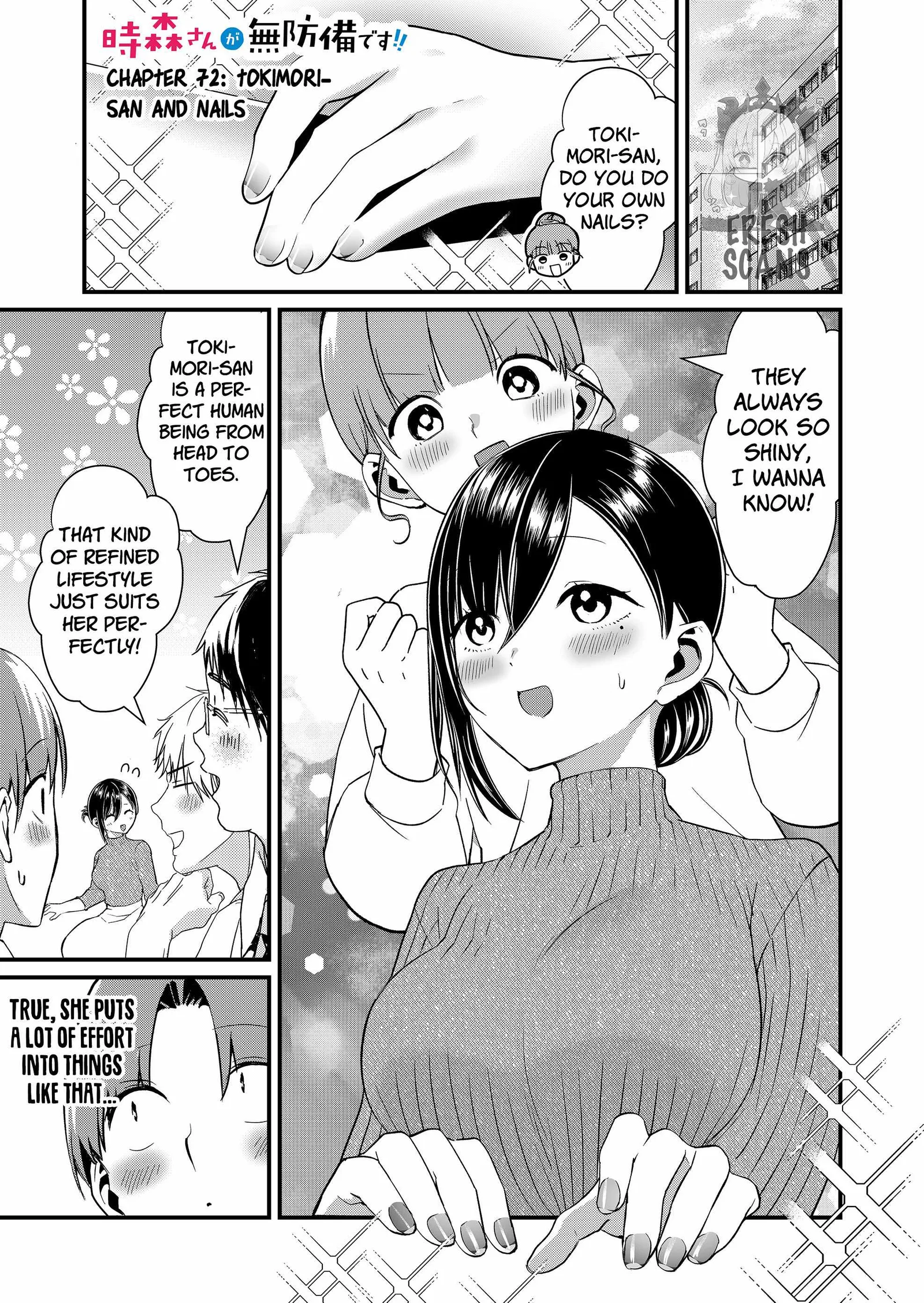 Tokimari-san is Completely Defenseless!! Chapter 72 page 1