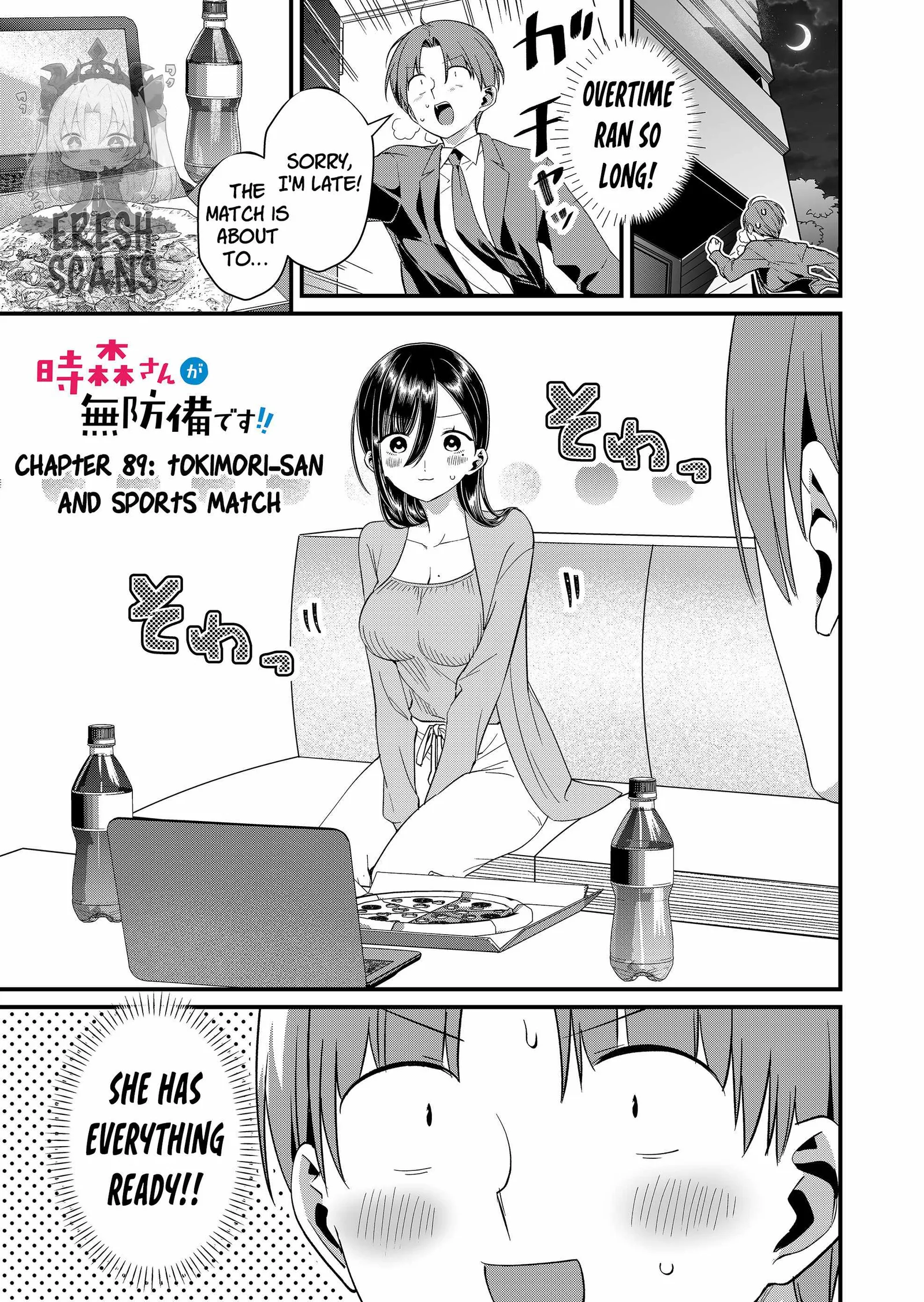 Tokimari-san is Completely Defenseless!! Chapter 89 page 1