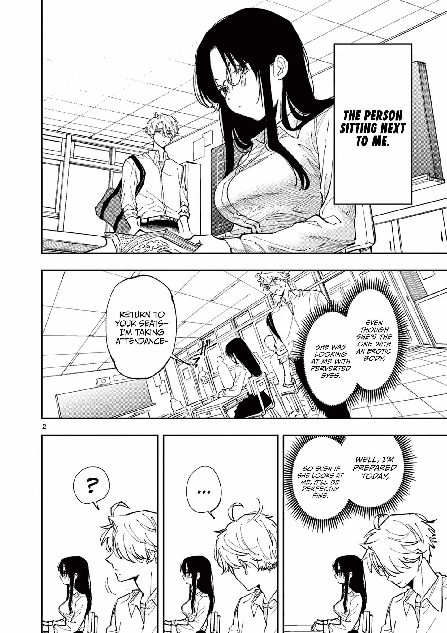 Tonari no Seki no Yatsu ga Souiu Me de Mitekuru Chapter 3 page 2