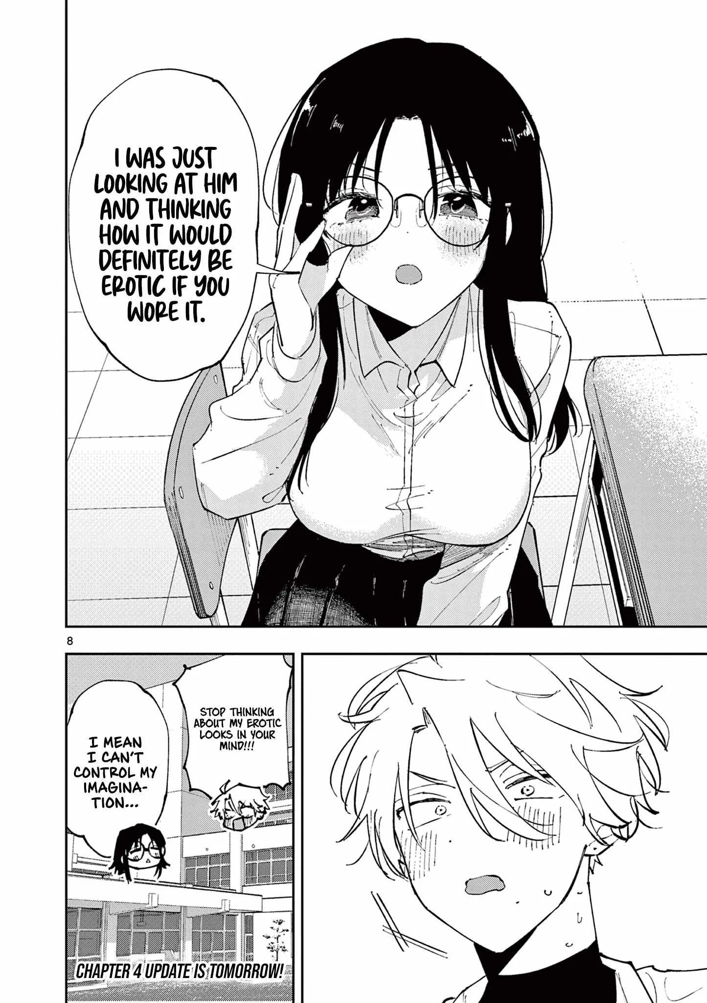 Tonari no Seki no Yatsu ga Souiu Me de Mitekuru Chapter 3 page 8