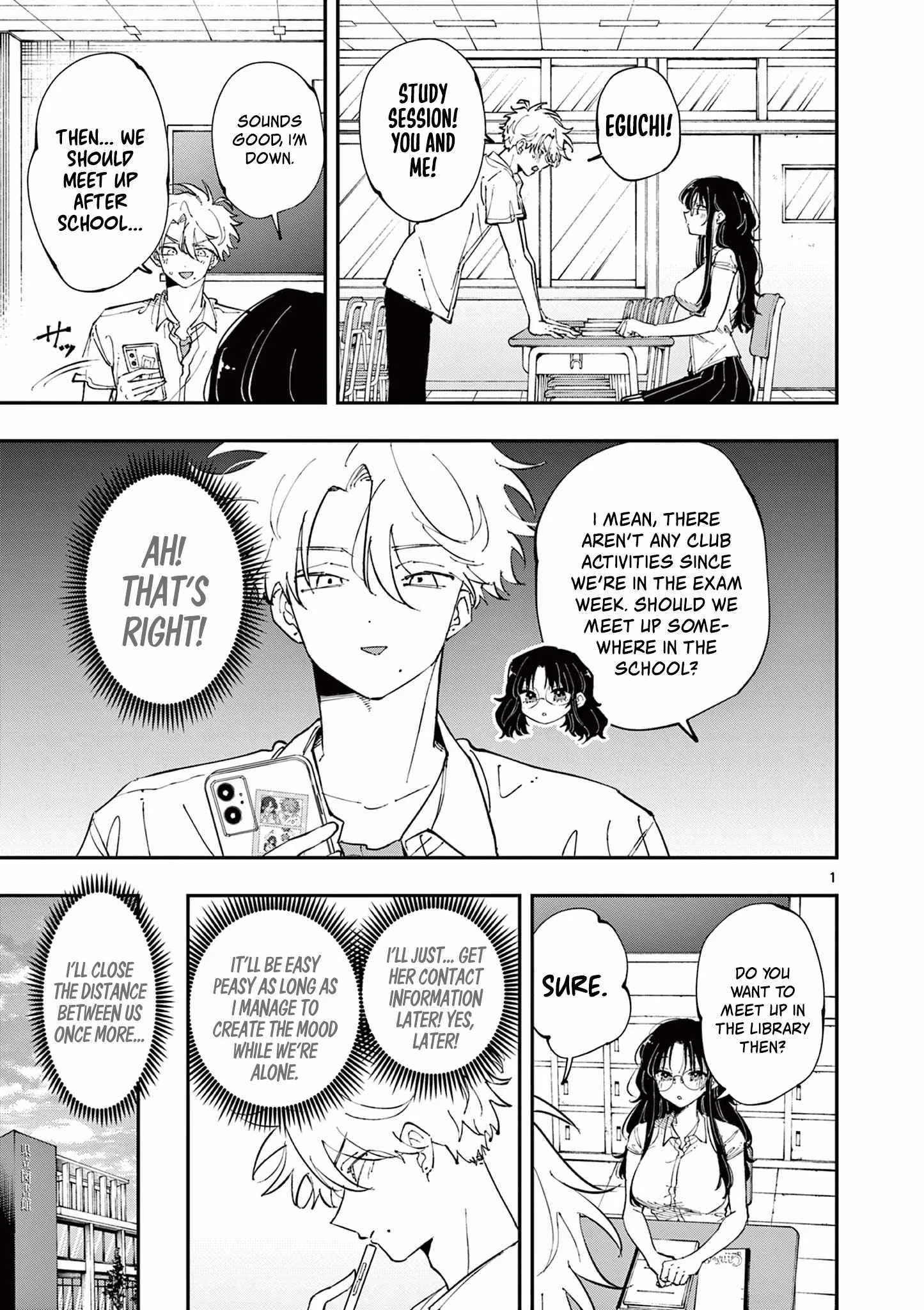 Tonari no Seki no Yatsu ga Souiu Me de Mitekuru Chapter 36 page 1
