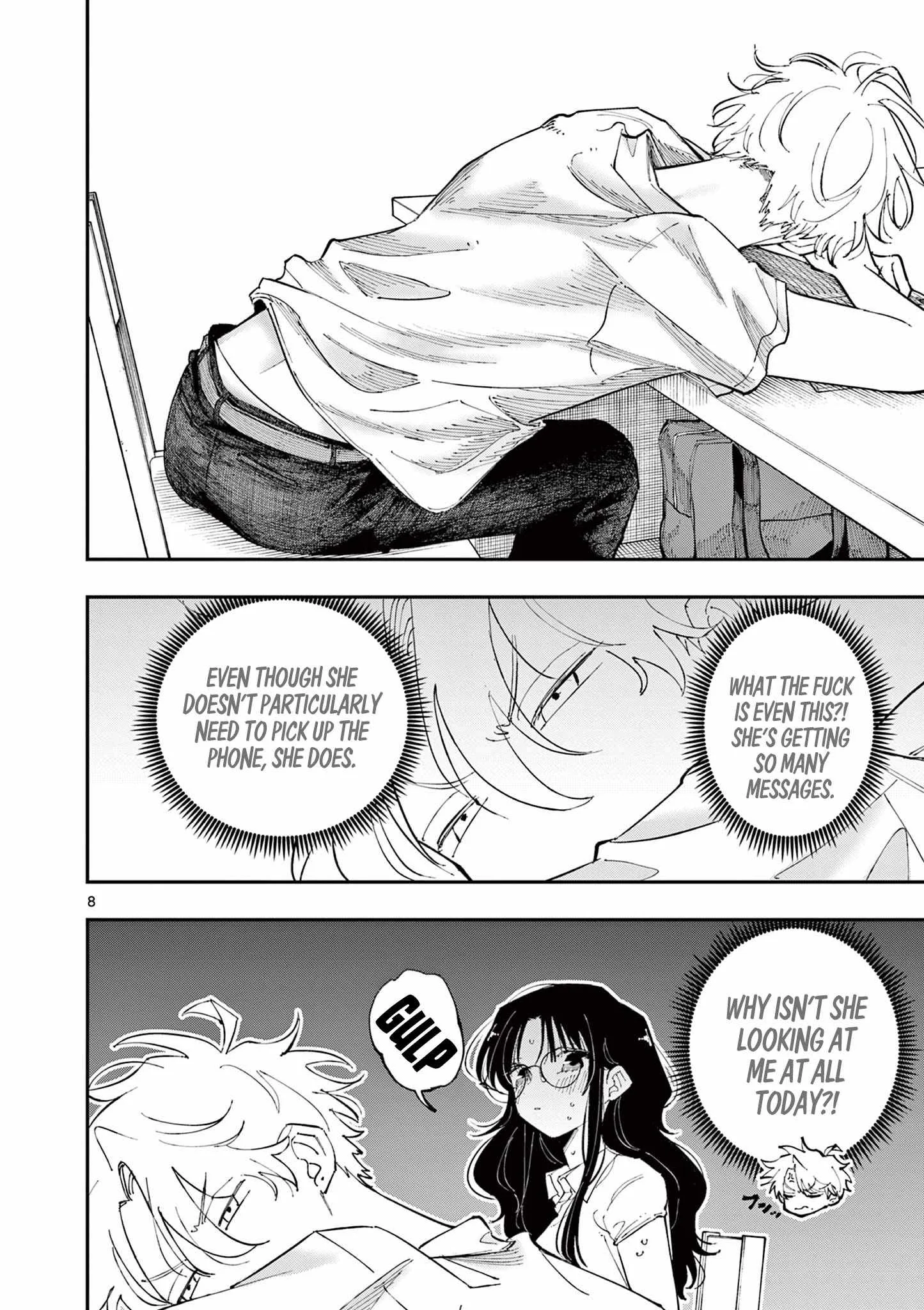 Tonari no Seki no Yatsu ga Souiu Me de Mitekuru Chapter 36 page 8