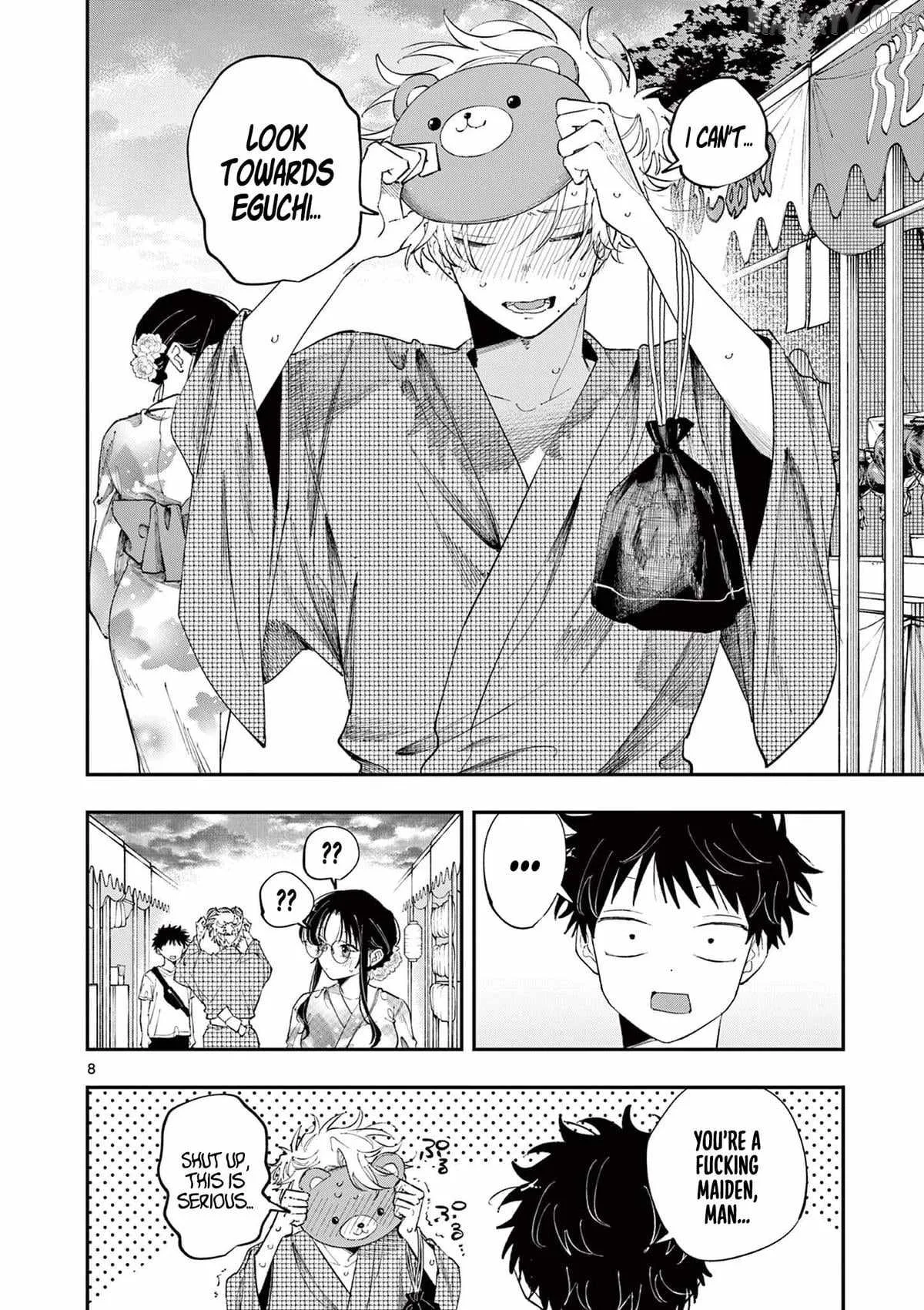 Tonari no Seki no Yatsu ga Souiu Me de Mitekuru Chapter 82 page 8