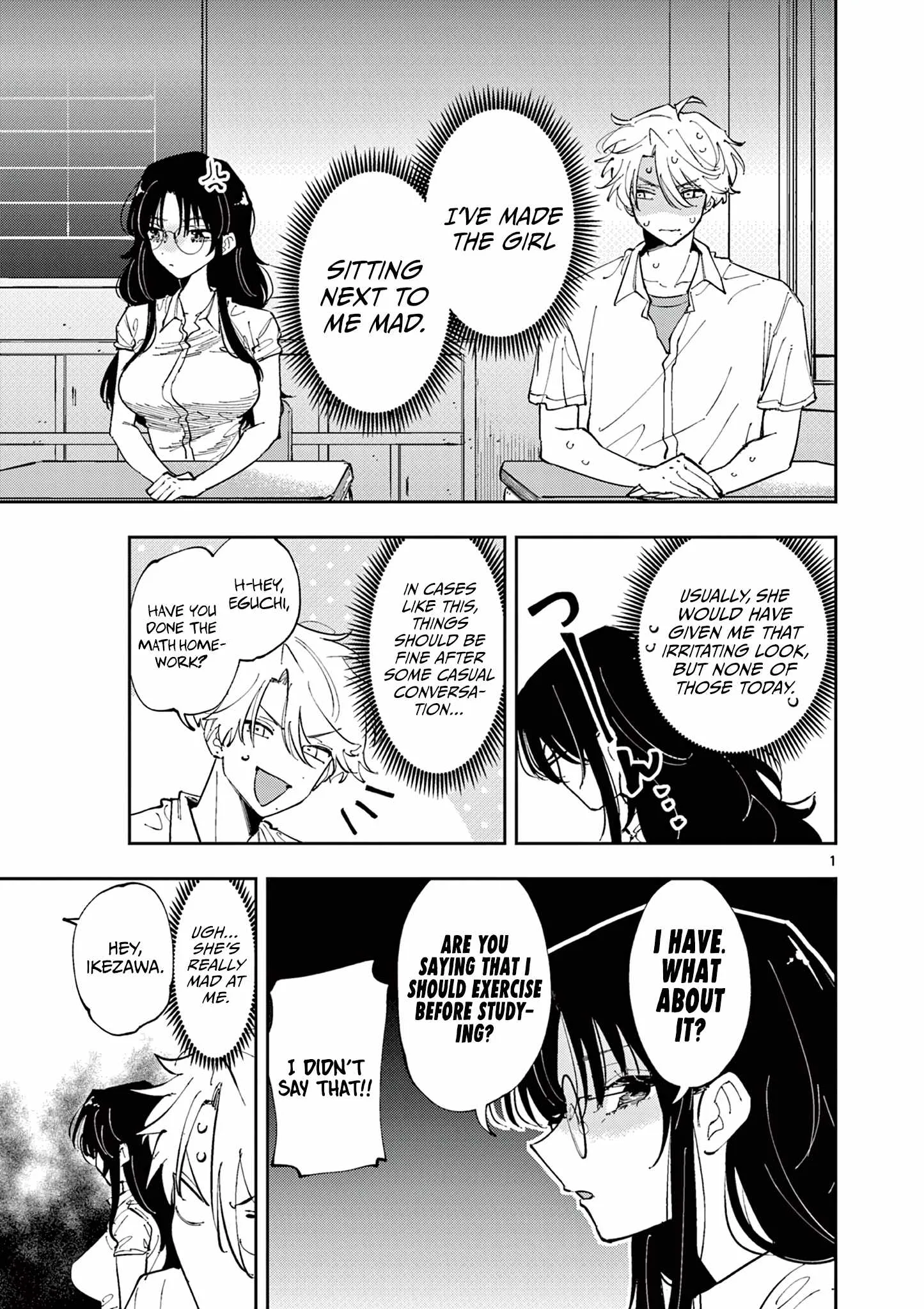 Tonari no Seki no Yatsu ga Souiu Me de Mitekuru Chapter 9 page 1