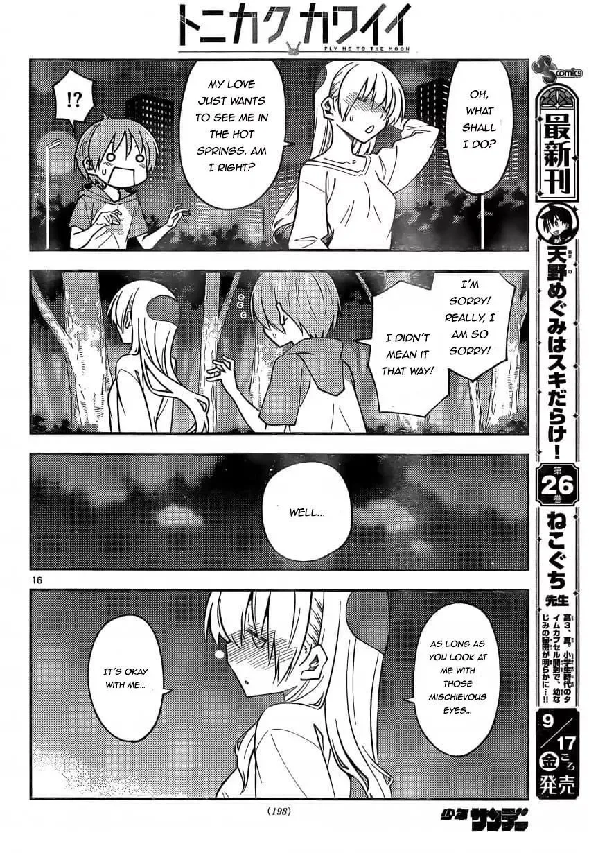 Tonikaku Kawaii Chapter 162 page 16