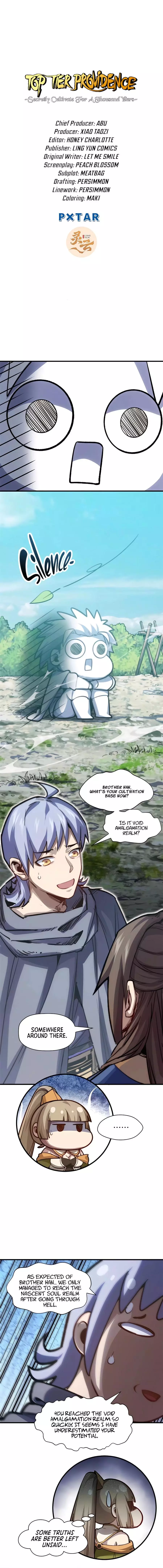 Top Tier Providence: Secretly Cultivate for a Thousand Years Chapter 101 page 2