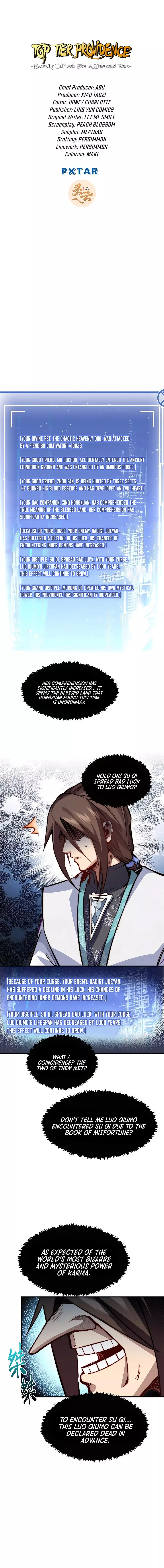 Top Tier Providence: Secretly Cultivate for a Thousand Years Chapter 120 page 3