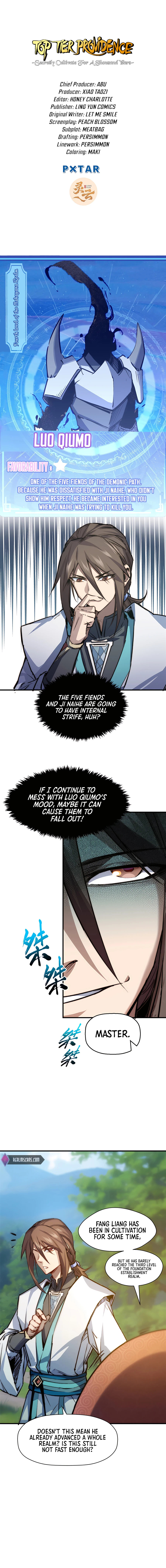 Top Tier Providence: Secretly Cultivate for a Thousand Years Chapter 125 page 2