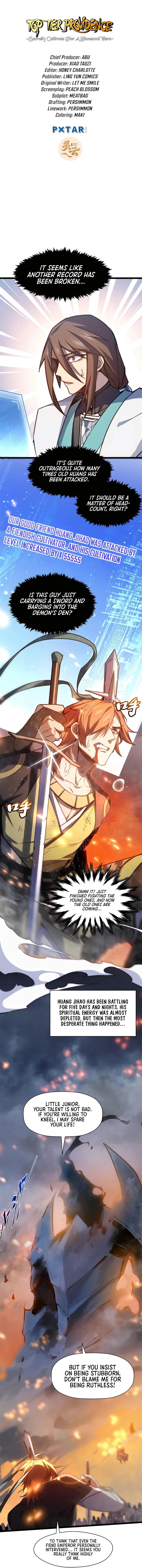 Top Tier Providence: Secretly Cultivate for a Thousand Years Chapter 132 page 1