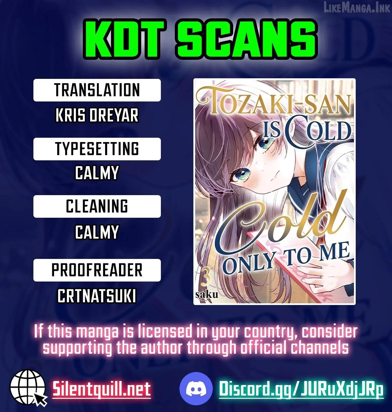 Tozaki-San Wa Boku Ni Dake Tsumetai Chapter 15 page 1