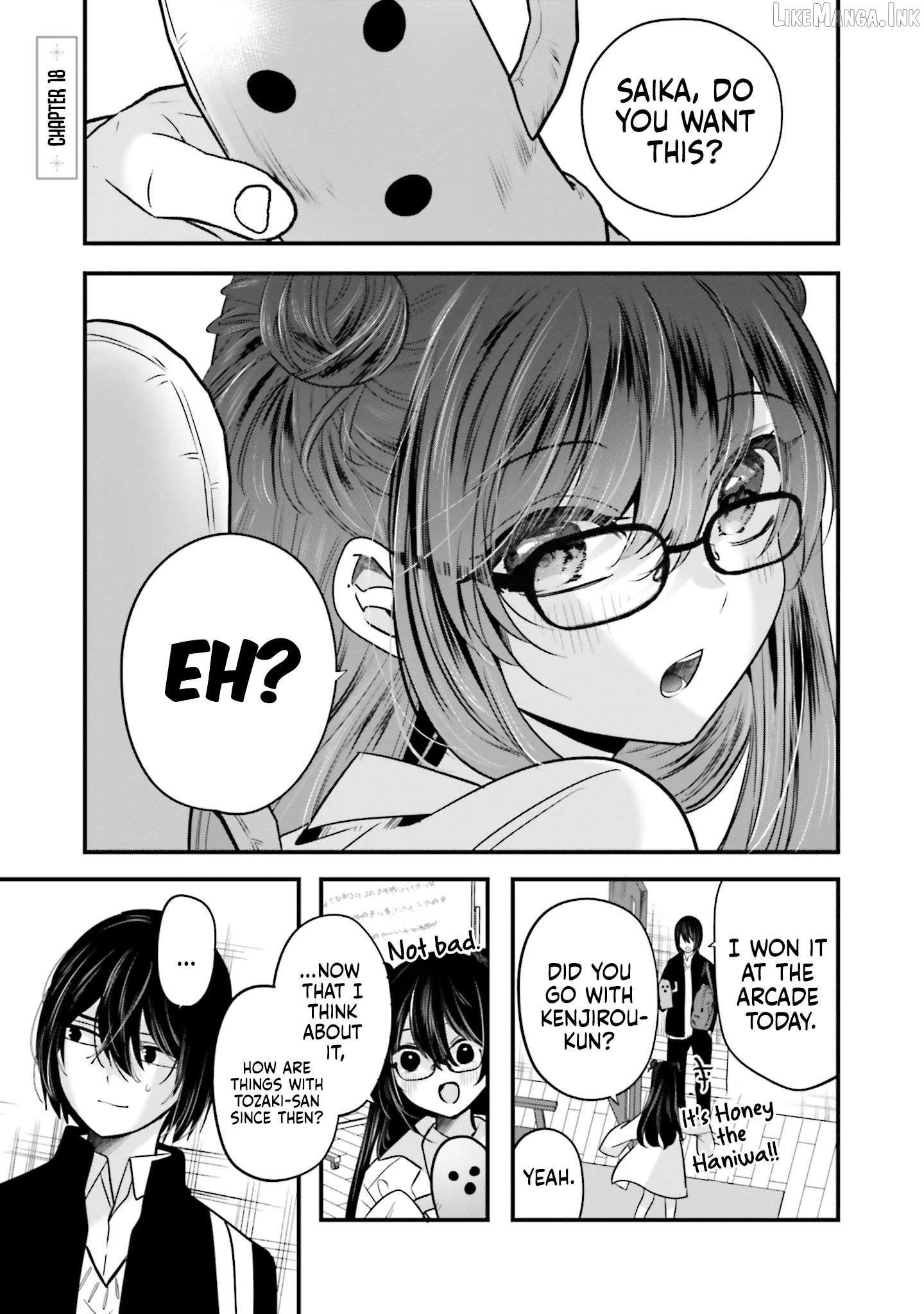 Tozaki-San Wa Boku Ni Dake Tsumetai Chapter 18 page 2