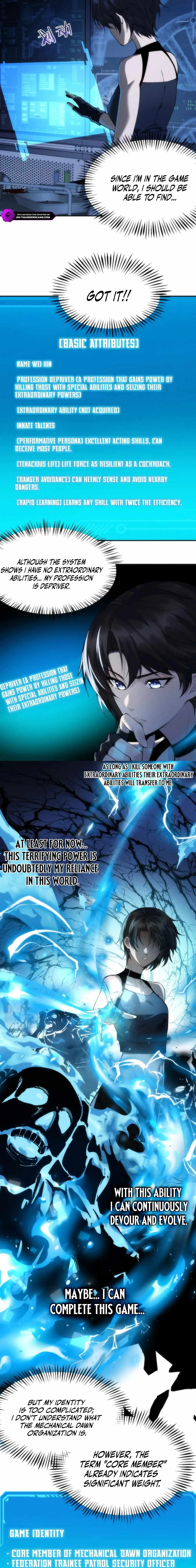 Transmigrating Into the Cyber Game After Being on Top for Killing BOSS Chapter 1 page 8