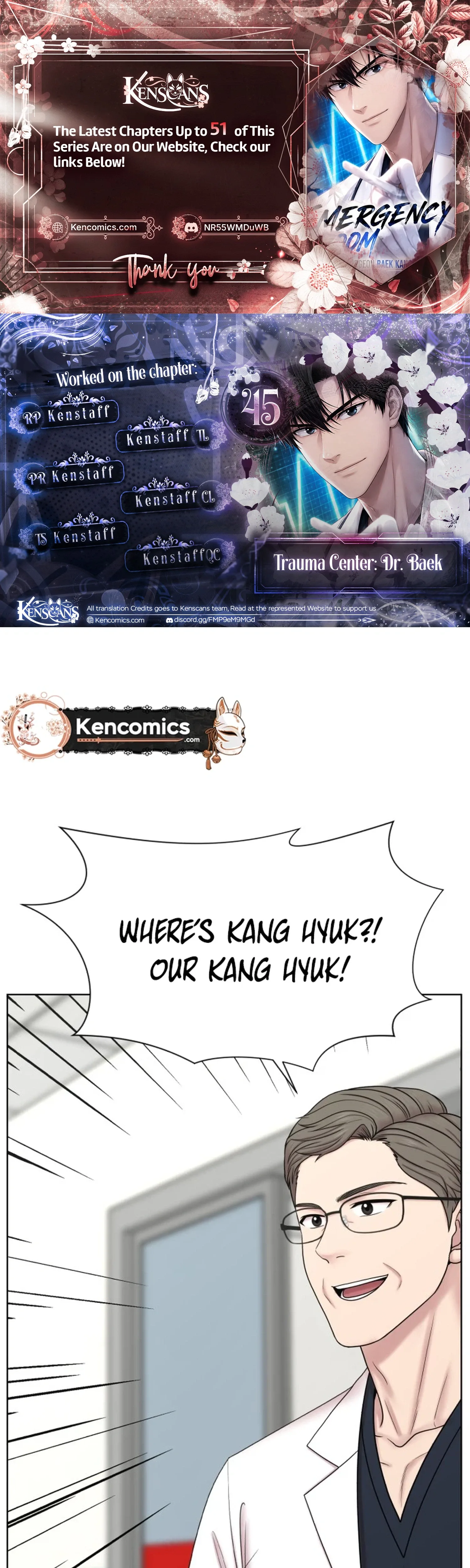 Trauma Center: Surgeon Baek Kang-Hyeok Chapter 45 page 1