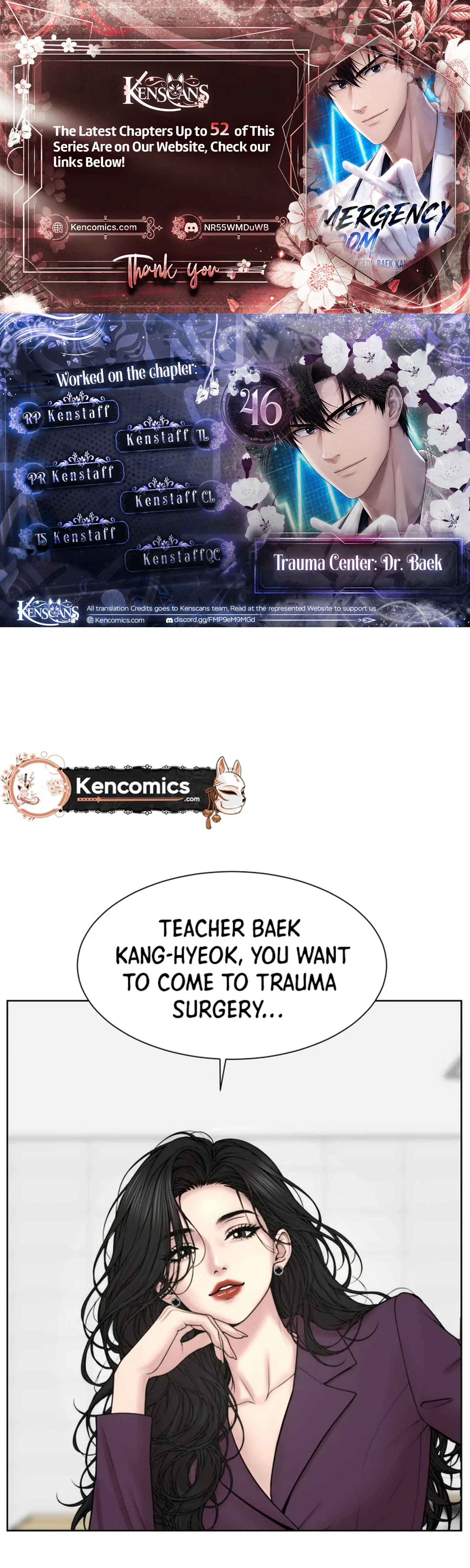 Trauma Center: Surgeon Baek Kang-Hyeok Chapter 46 page 1