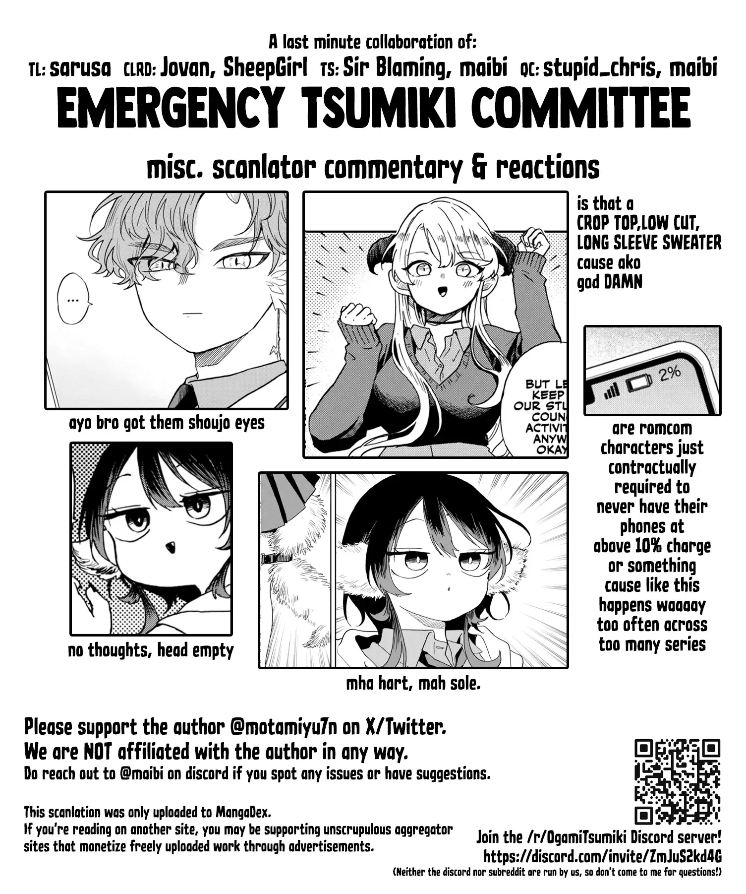 Tsumiki Ogami & the Strange Everyday Life. Chapter 44 page 19