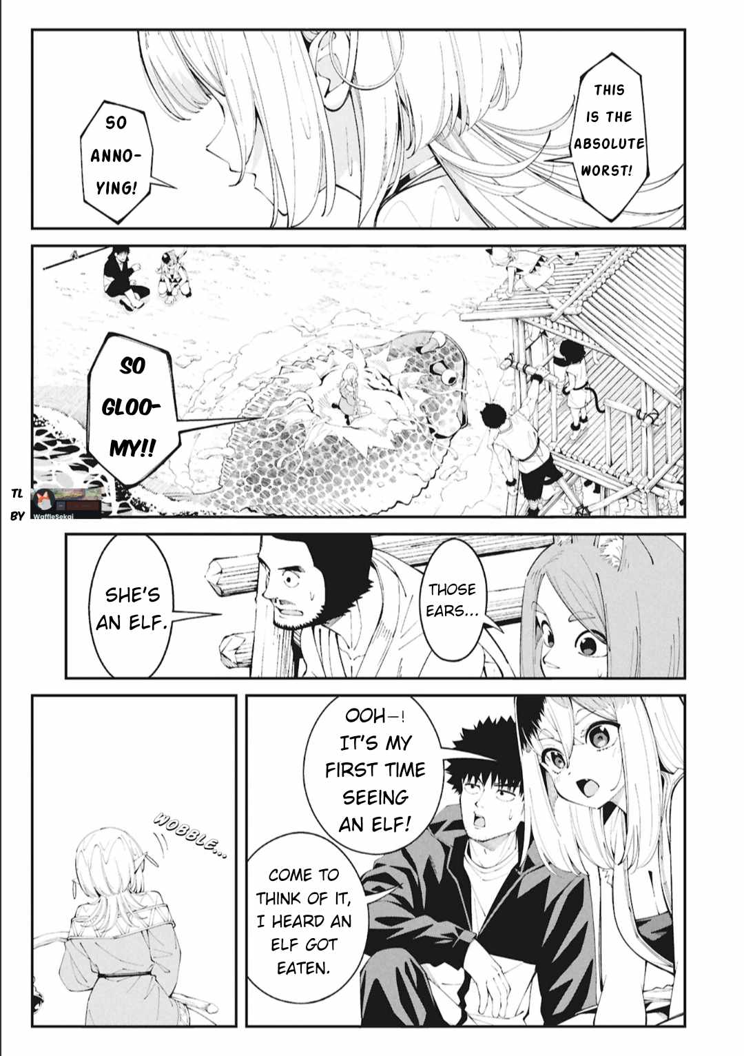 Tsurizao Hitotsu de Isekai Hourou Chapter 4 page 1