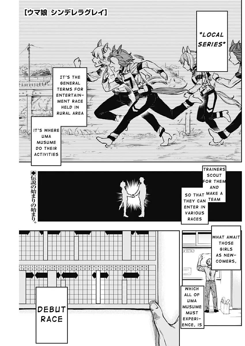 Uma Musume: Cinderella Gray Chapter 2.1 page 1