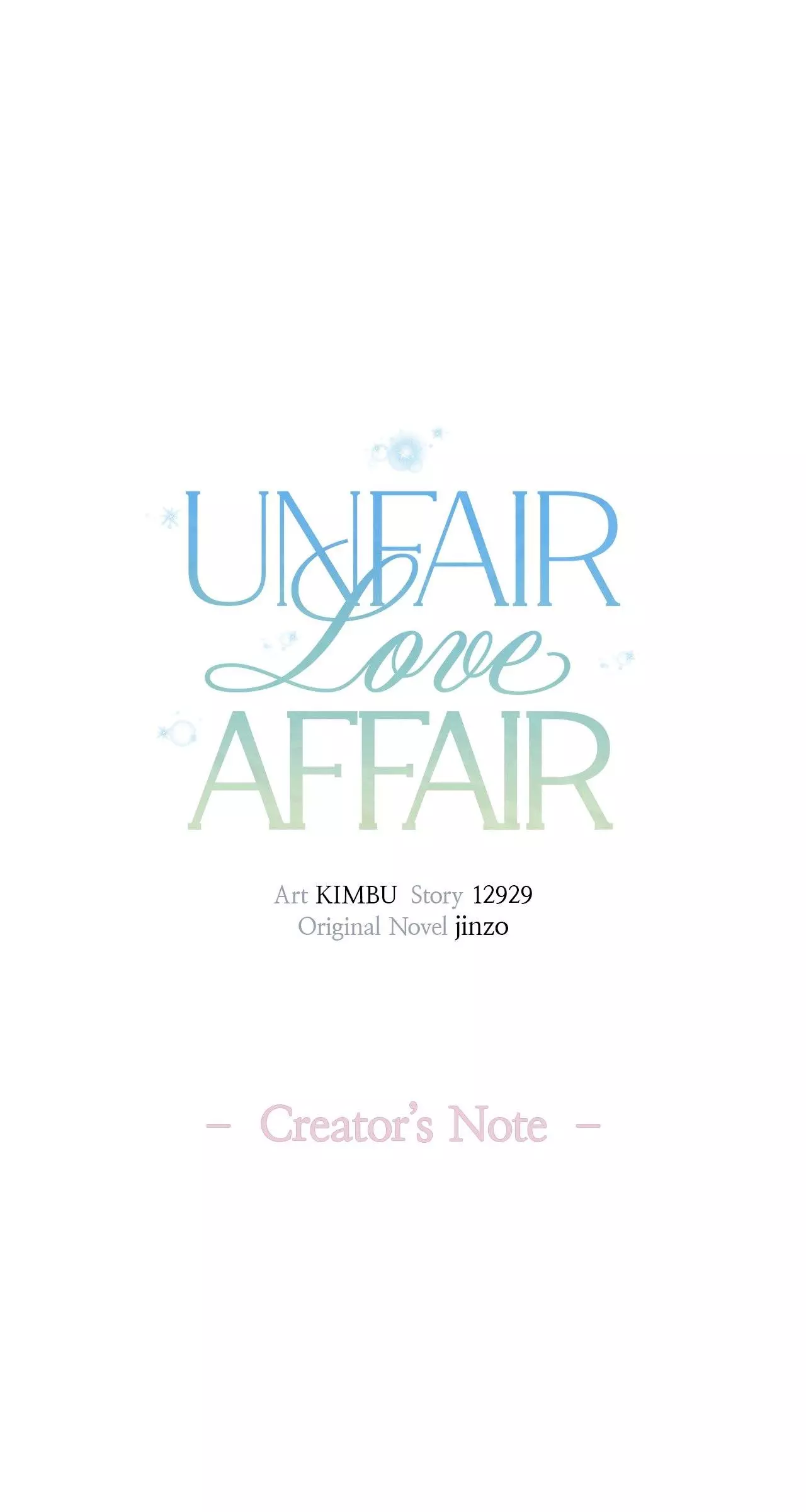 Unfair Love Affair Chapter 52.5 page 1
