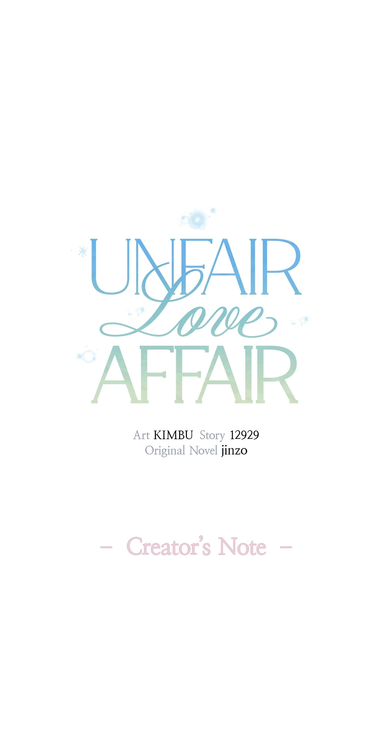 Unfair Love Affair Chapter 53 page 1