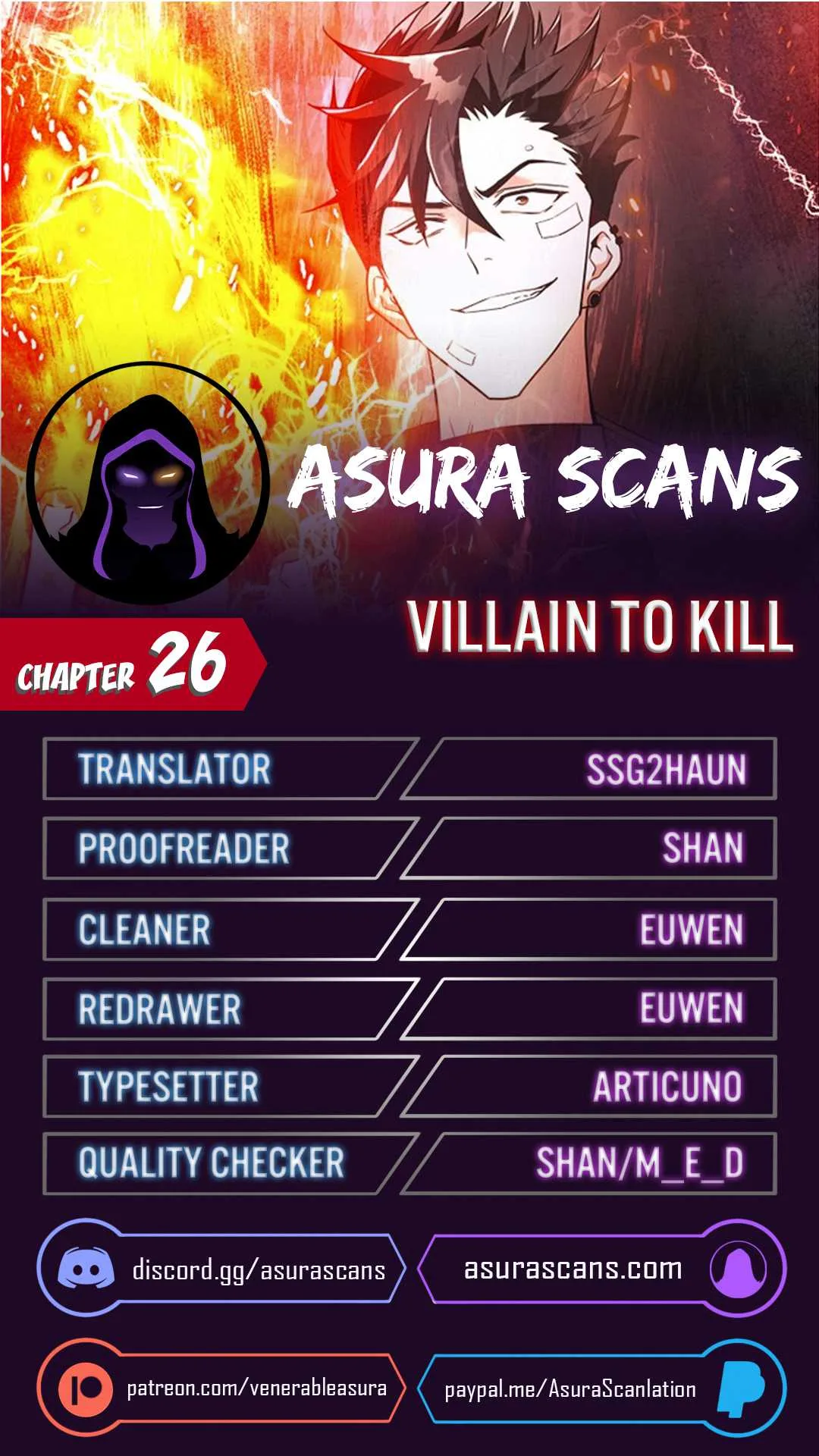 Villain To Kill Chapter 26 page 1