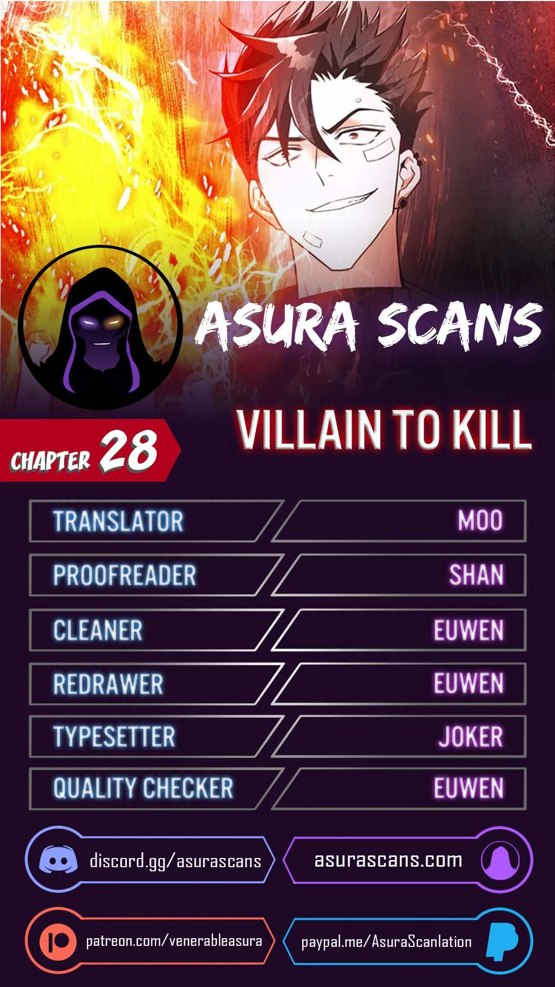 Villain To Kill Chapter 28 page 1