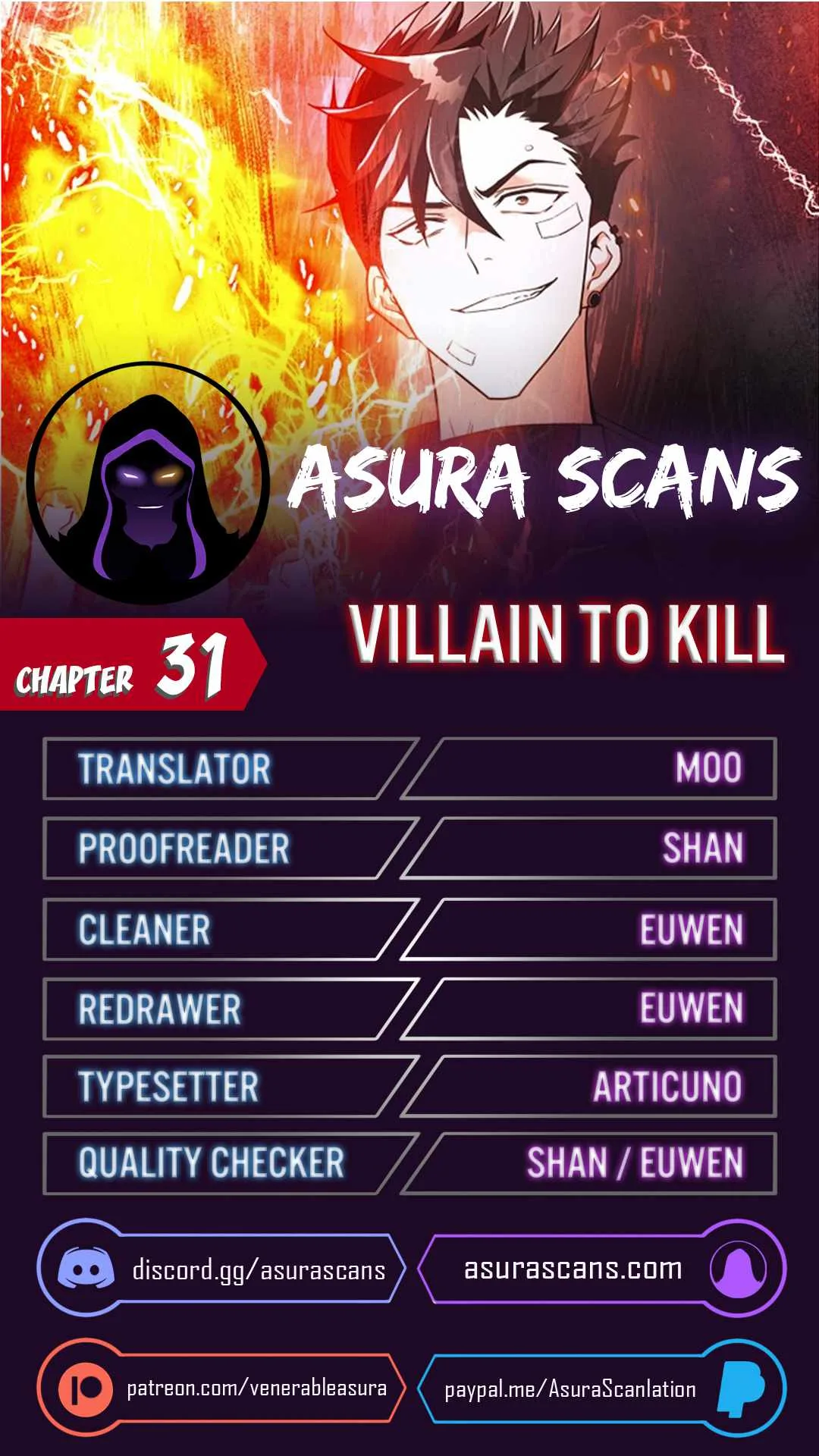 Villain To Kill Chapter 31 page 1