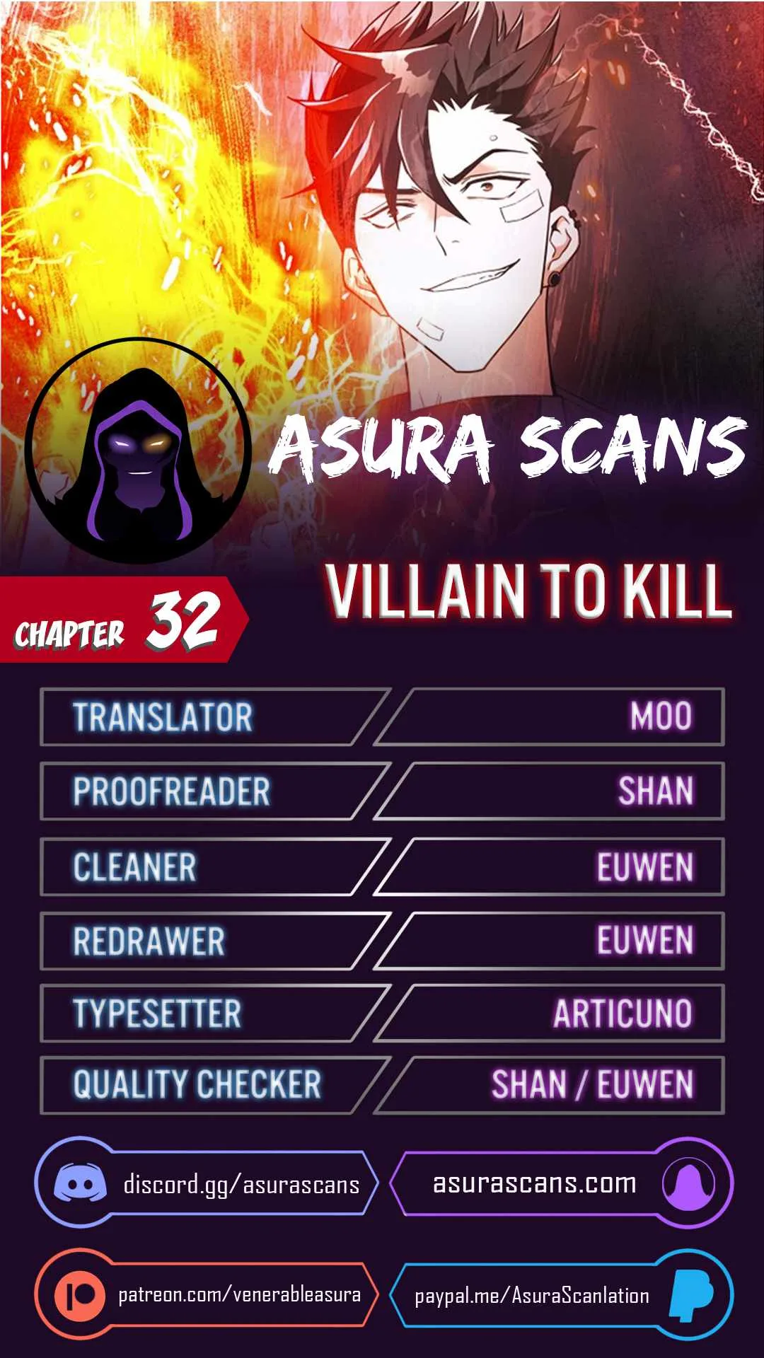 Villain To Kill Chapter 32 page 1