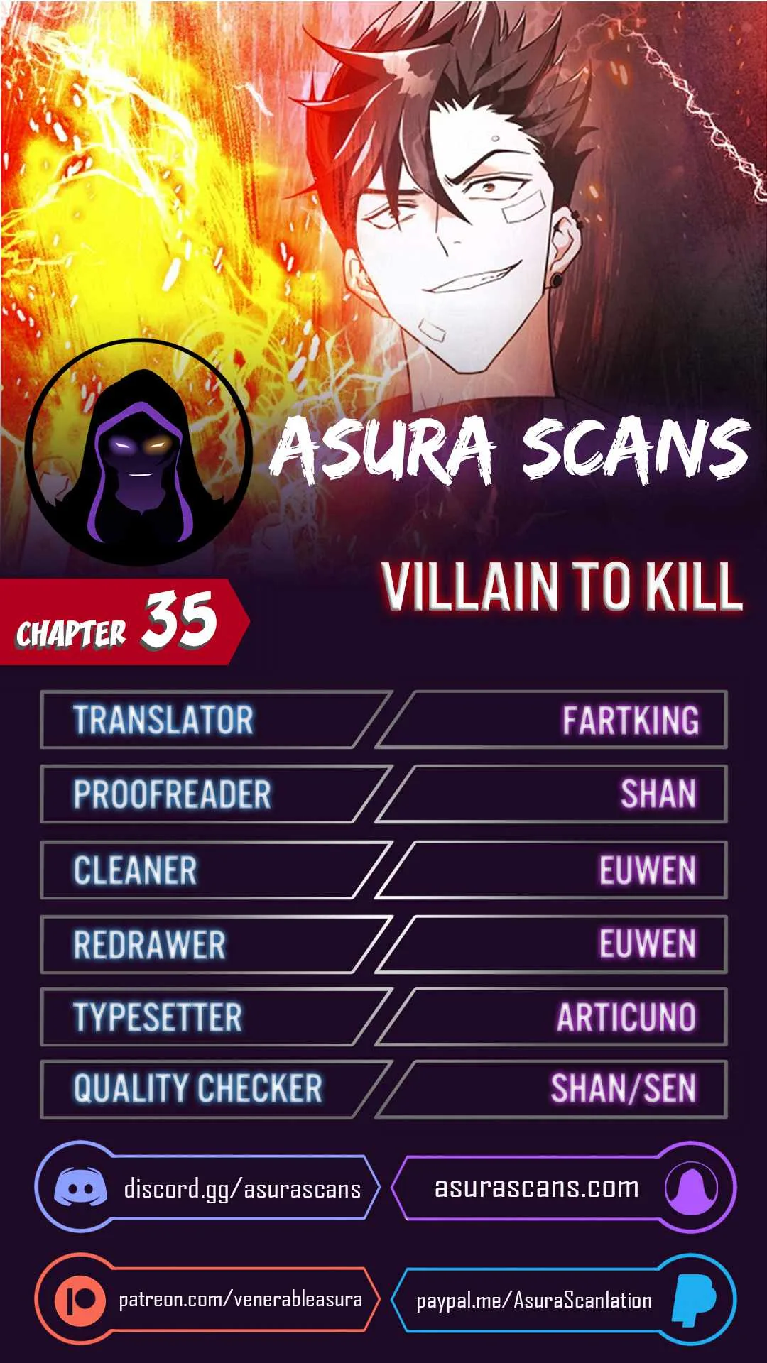 Villain To Kill Chapter 35 page 1